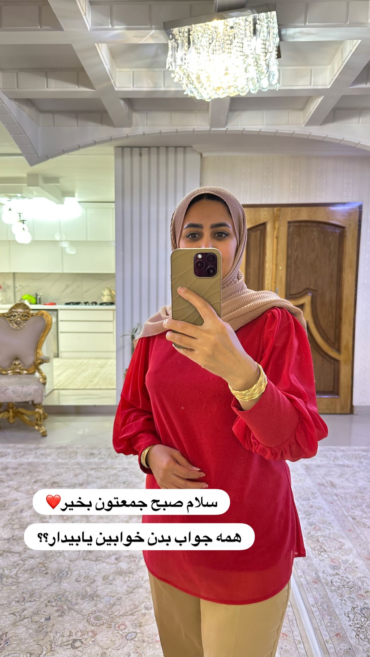  جدید ترین استوری اینستاگرام مینا حسن زاده