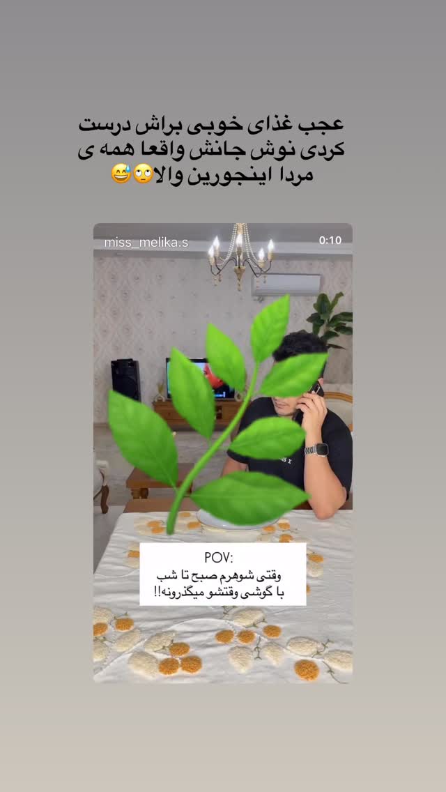  جدید ترین استوری اینستاگرام مینا حسن زاده
