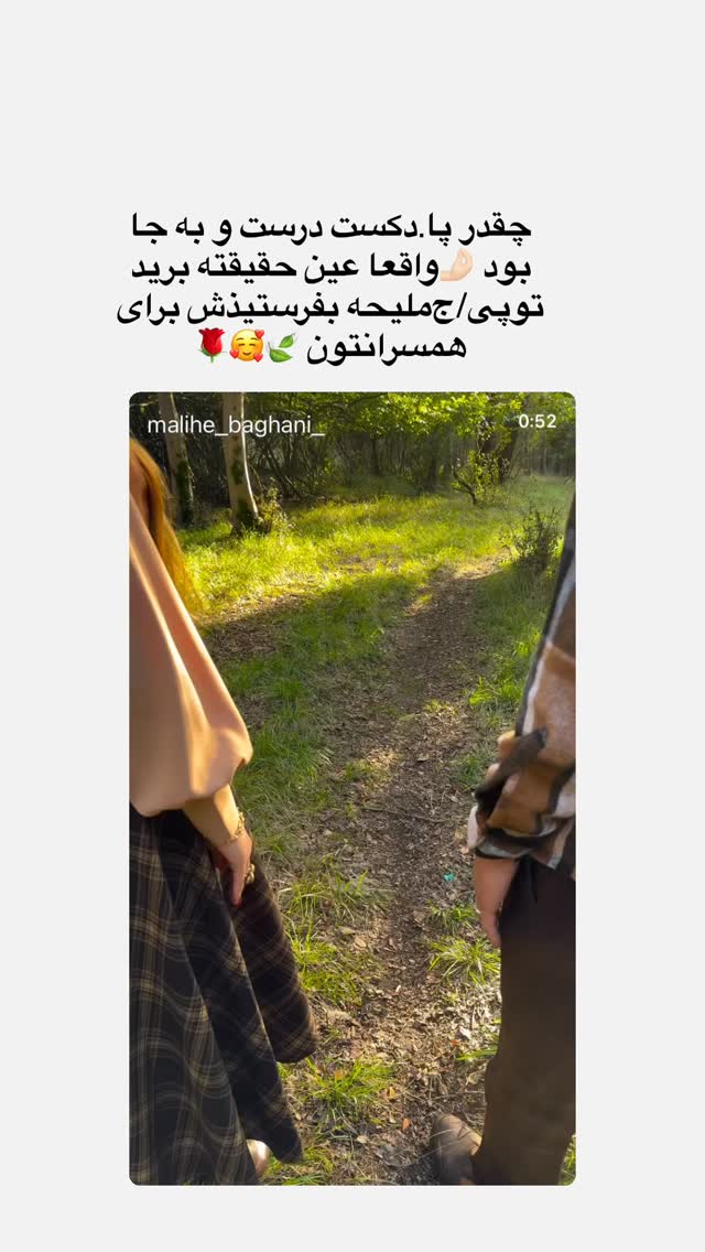  جدید ترین استوری اینستاگرام مینا حسن زاده