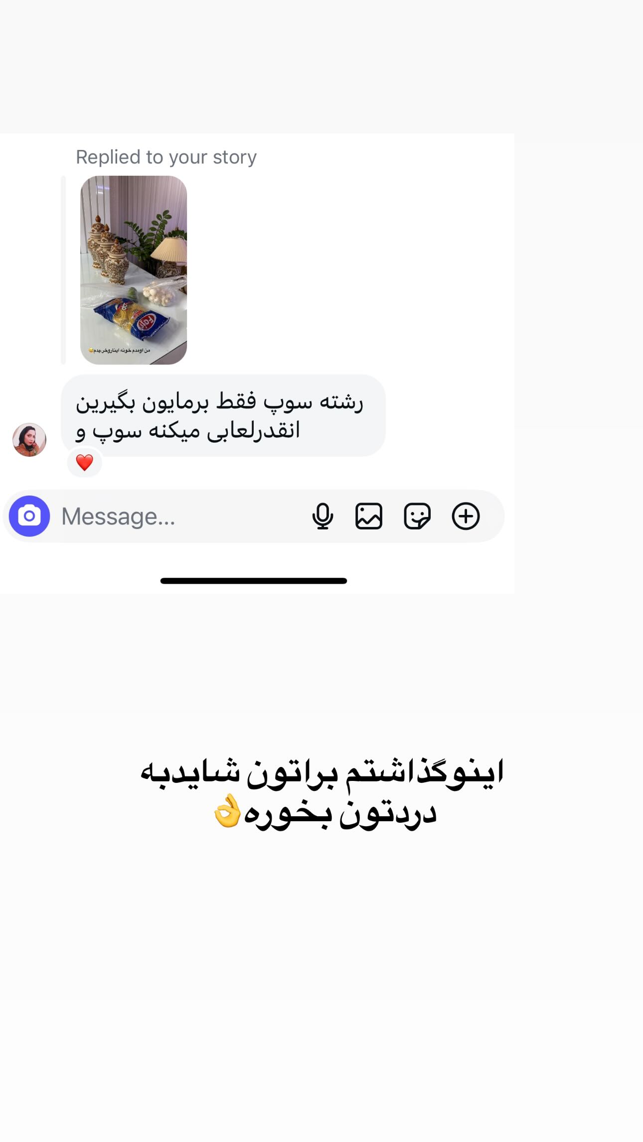  جدید ترین استوری اینستاگرام مینا حسن زاده