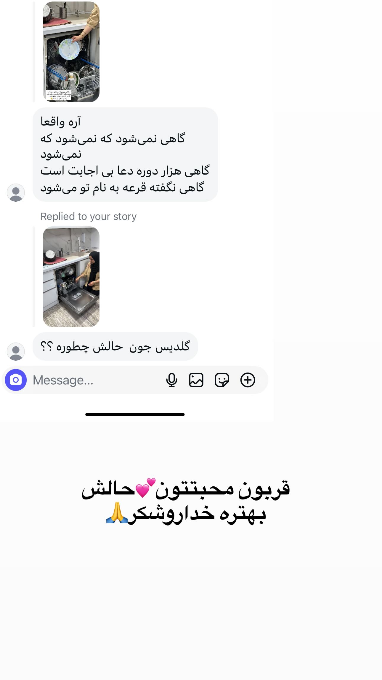  جدید ترین استوری اینستاگرام مینا حسن زاده