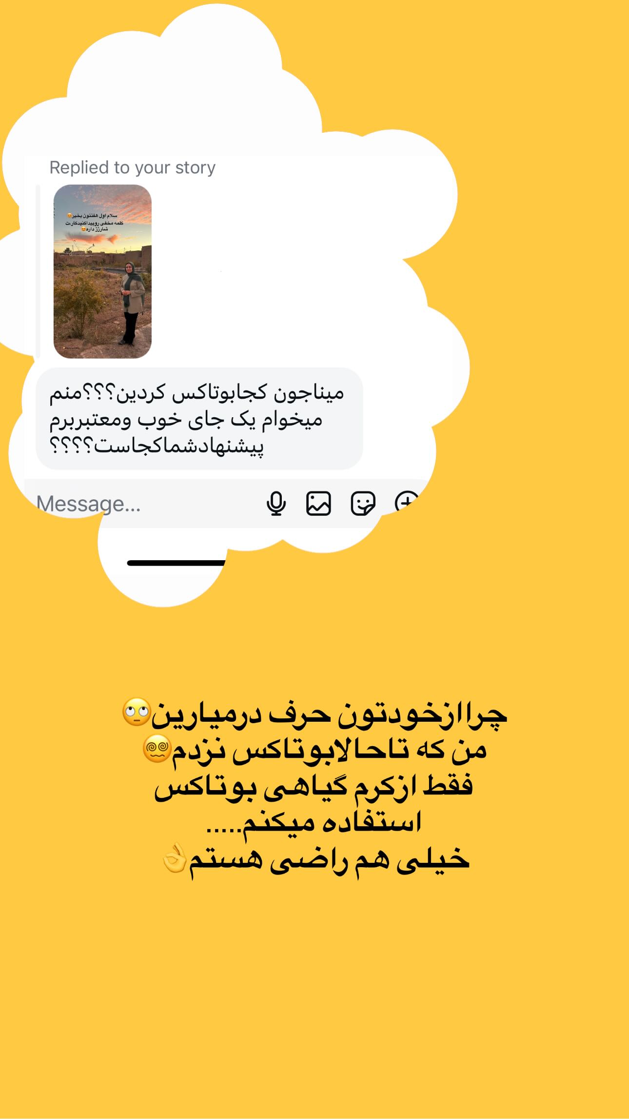  جدید ترین استوری اینستاگرام مینا حسن زاده