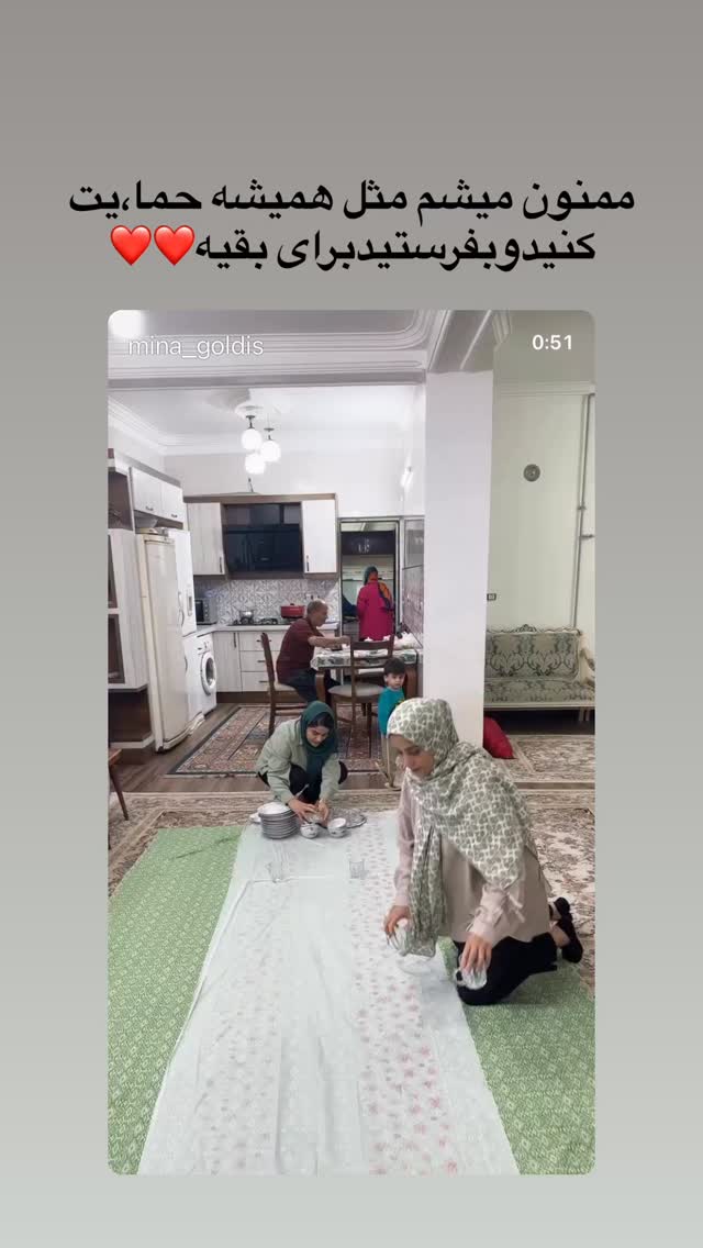  جدید ترین استوری اینستاگرام مینا حسن زاده
