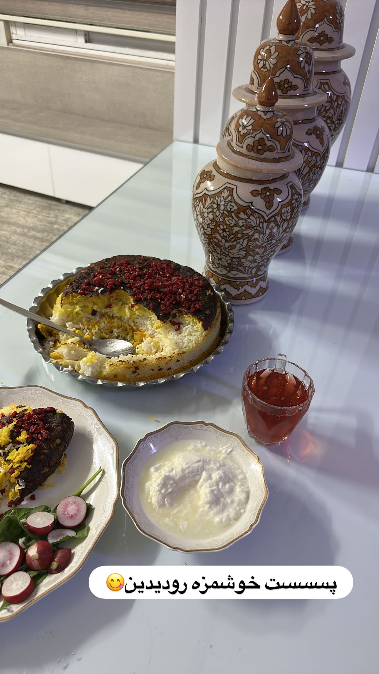  جدید ترین استوری اینستاگرام مینا حسن زاده
