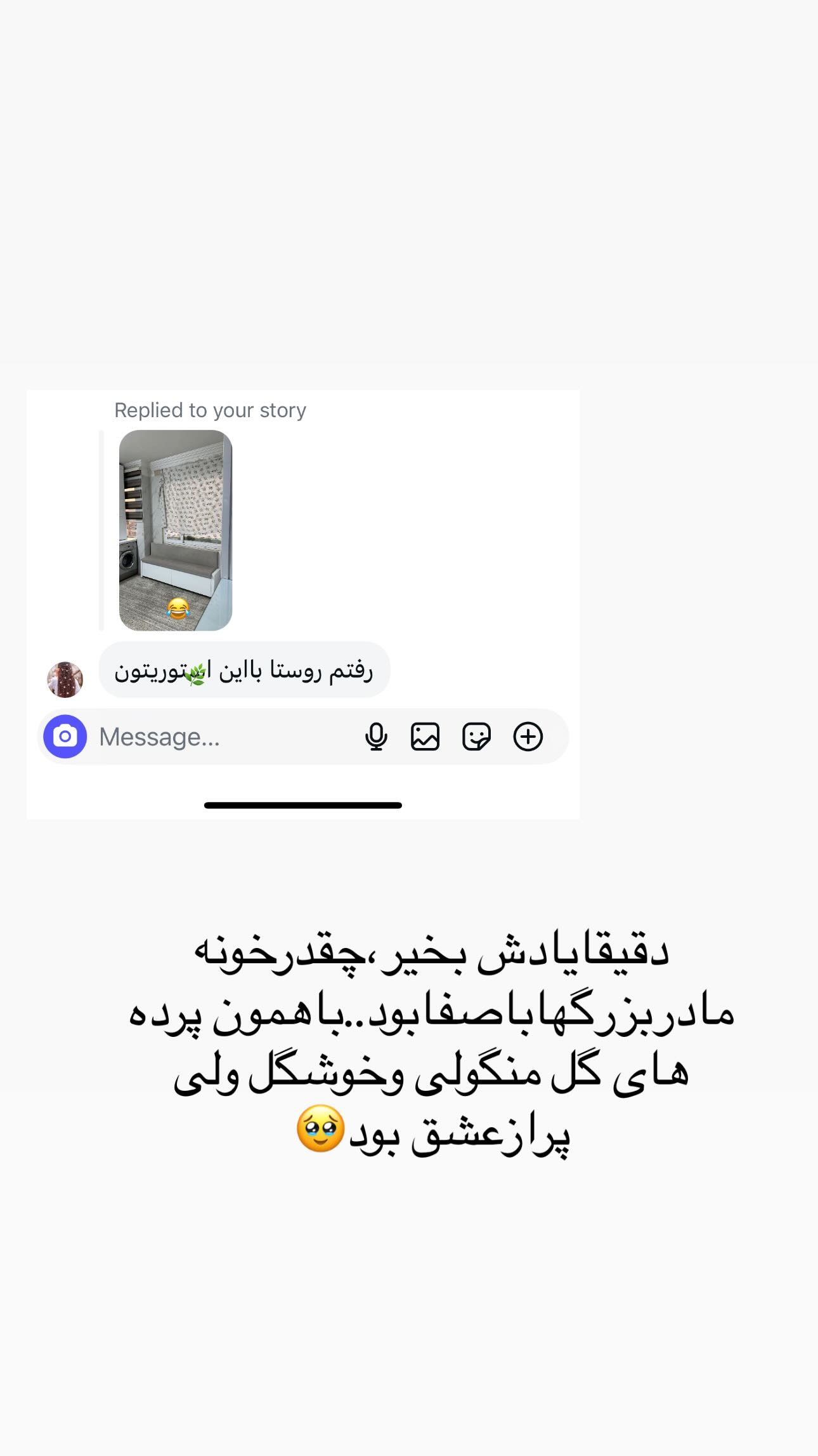  جدید ترین استوری اینستاگرام مینا حسن زاده