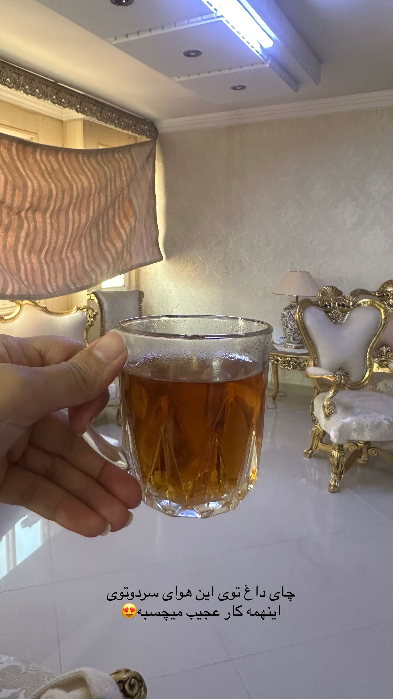 جدید ترین استوری اینستاگرام مینا حسن زاده
