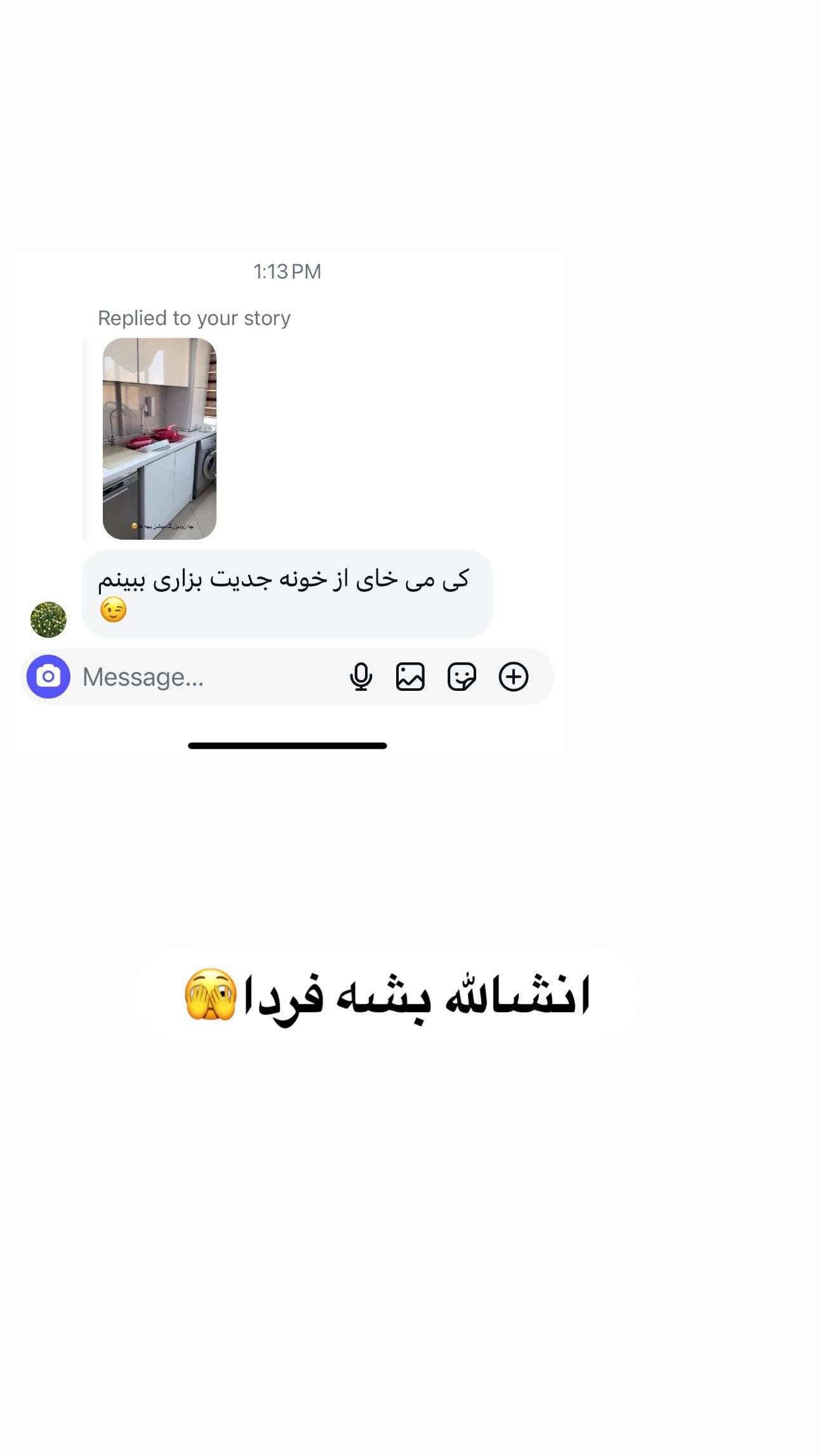  جدید ترین استوری اینستاگرام مینا حسن زاده