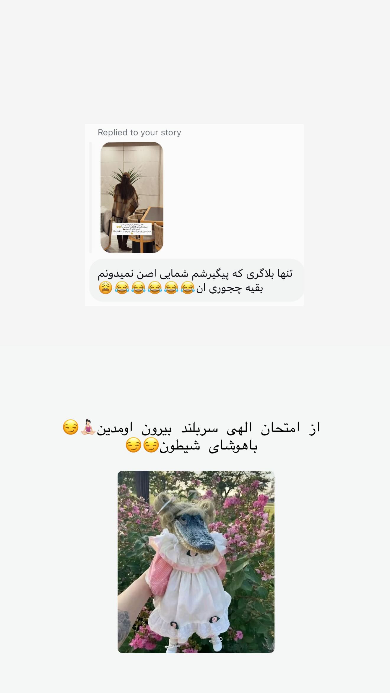  جدید ترین استوری اینستاگرام زهرا حقانی