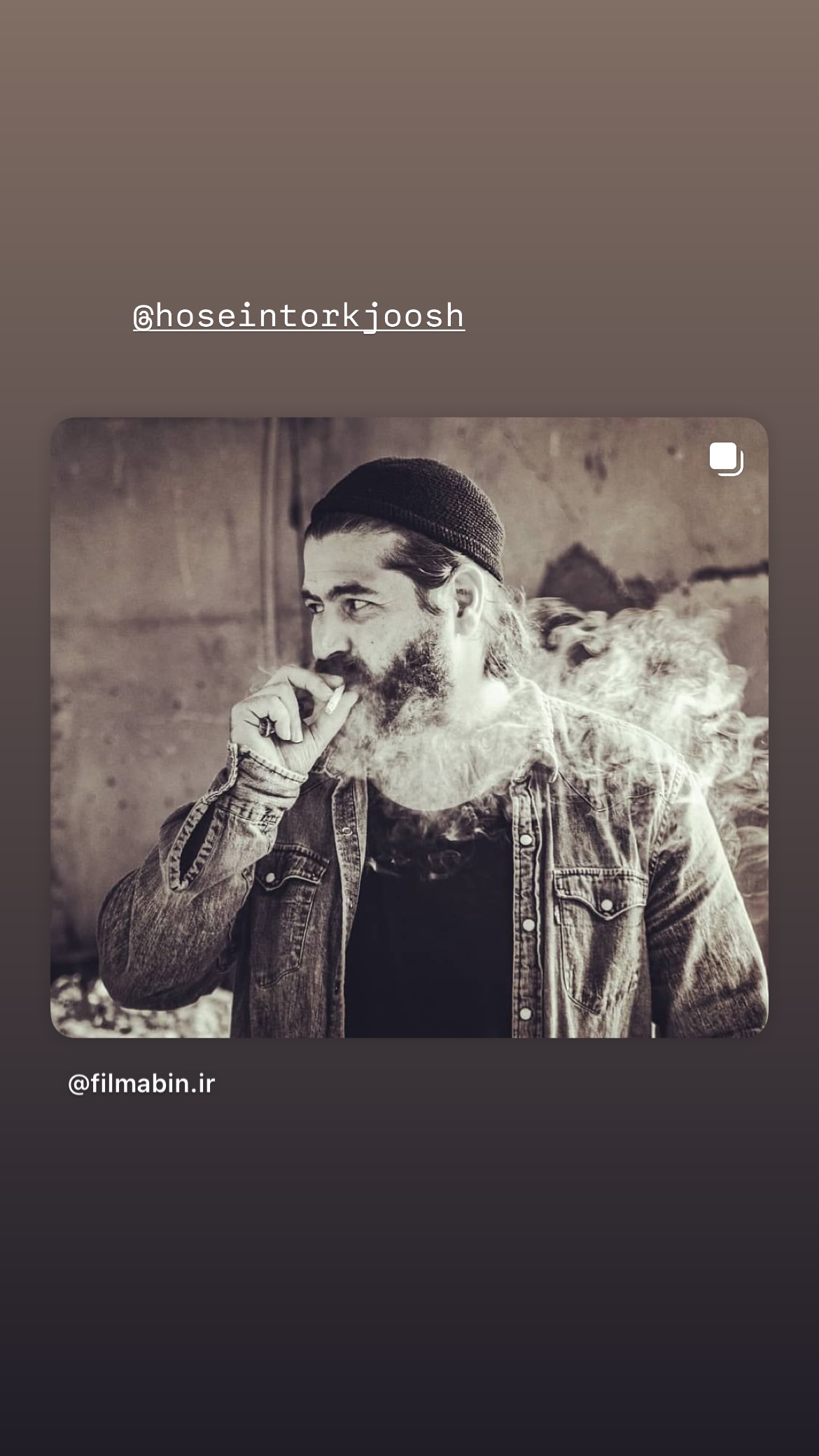  جدید ترین استوری اینستاگرام میر هامون سیدی