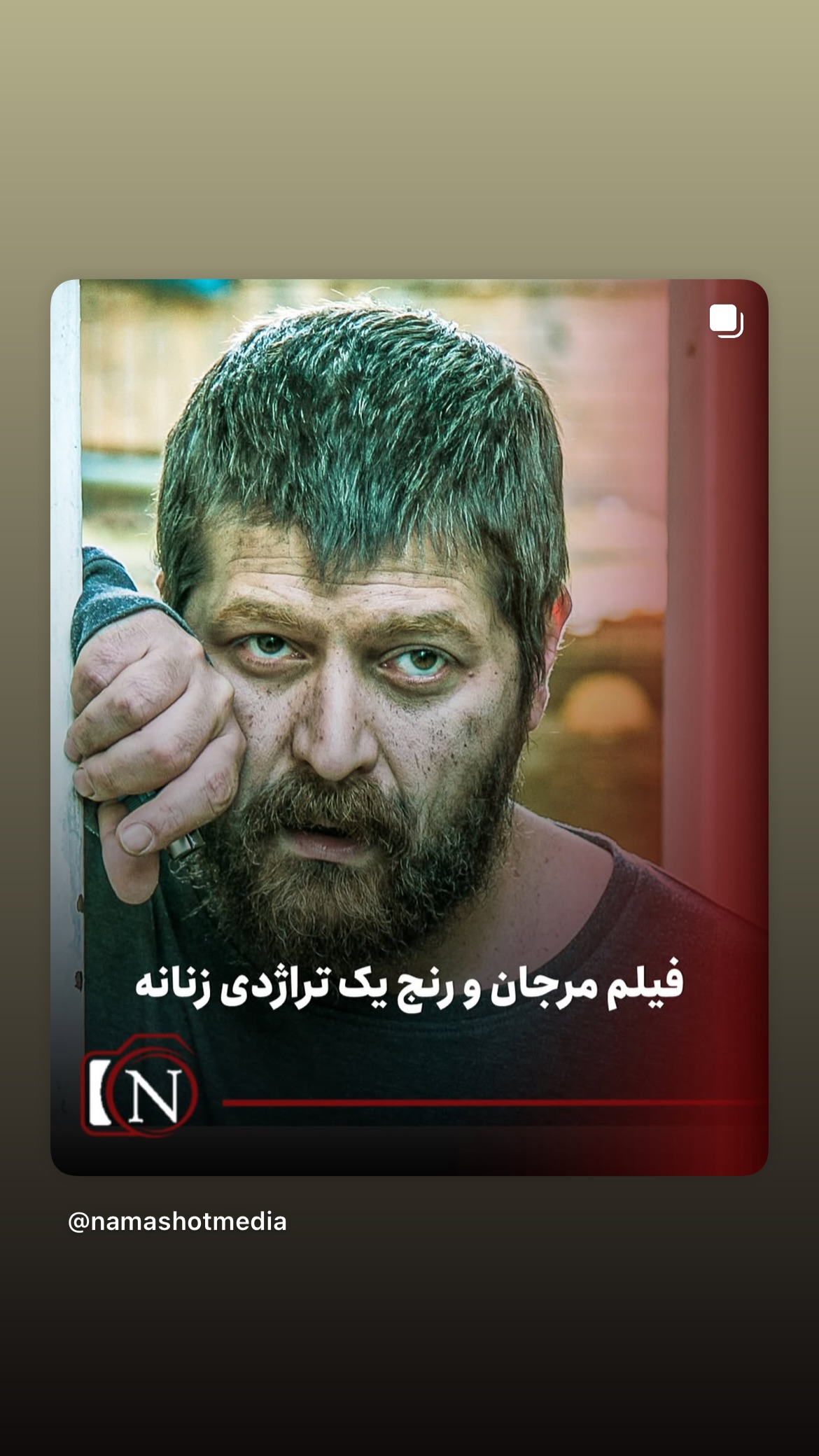  جدید ترین استوری اینستاگرام میر هامون سیدی