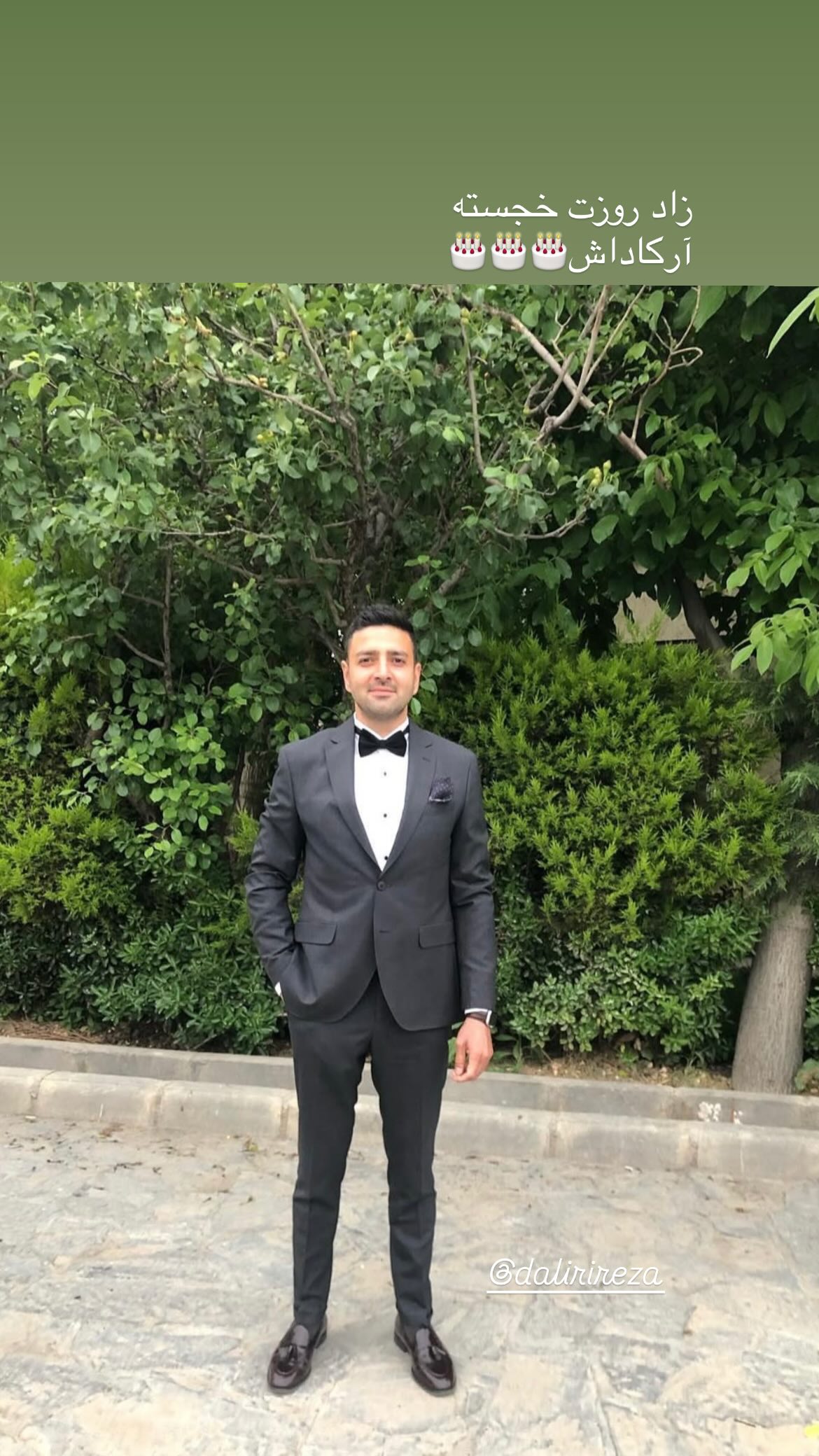  جدید ترین استوری اینستاگرام میرطاهر مظلومی