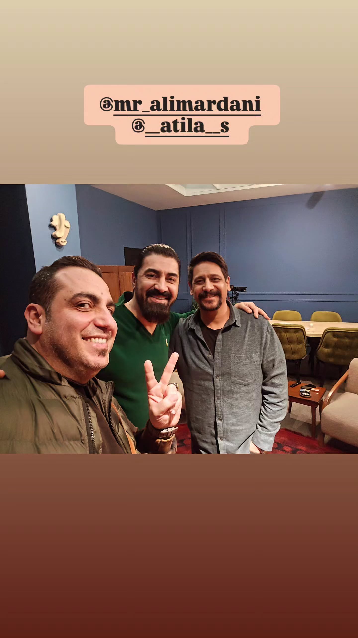  جدید ترین استوری اینستاگرام محمد لقمانیان