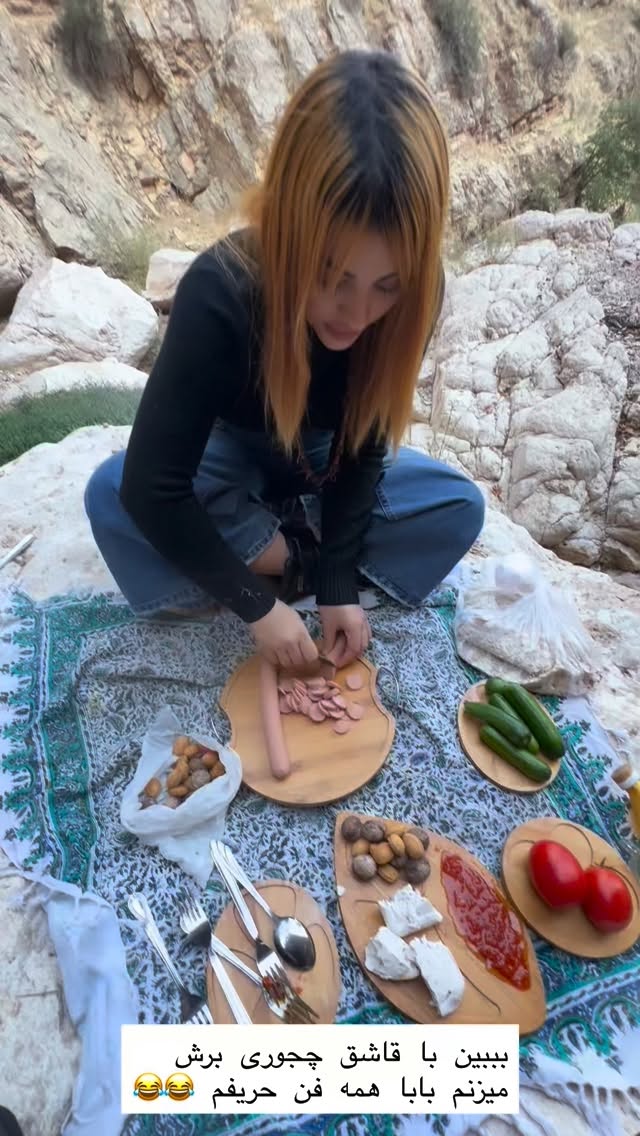  جدید ترین استوری اینستاگرام مبینا کرمی