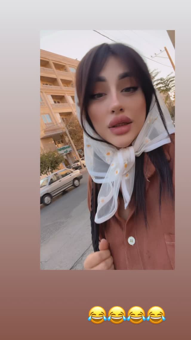  جدید ترین استوری اینستاگرام مبینا کرمی