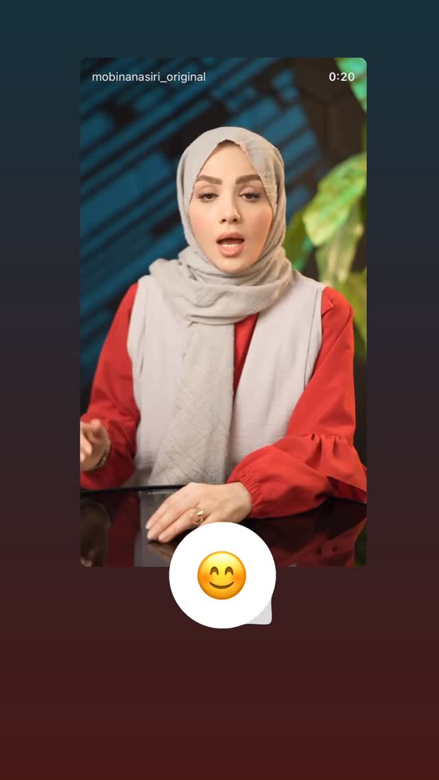  جدید ترین استوری اینستاگرام مبینا نصیری