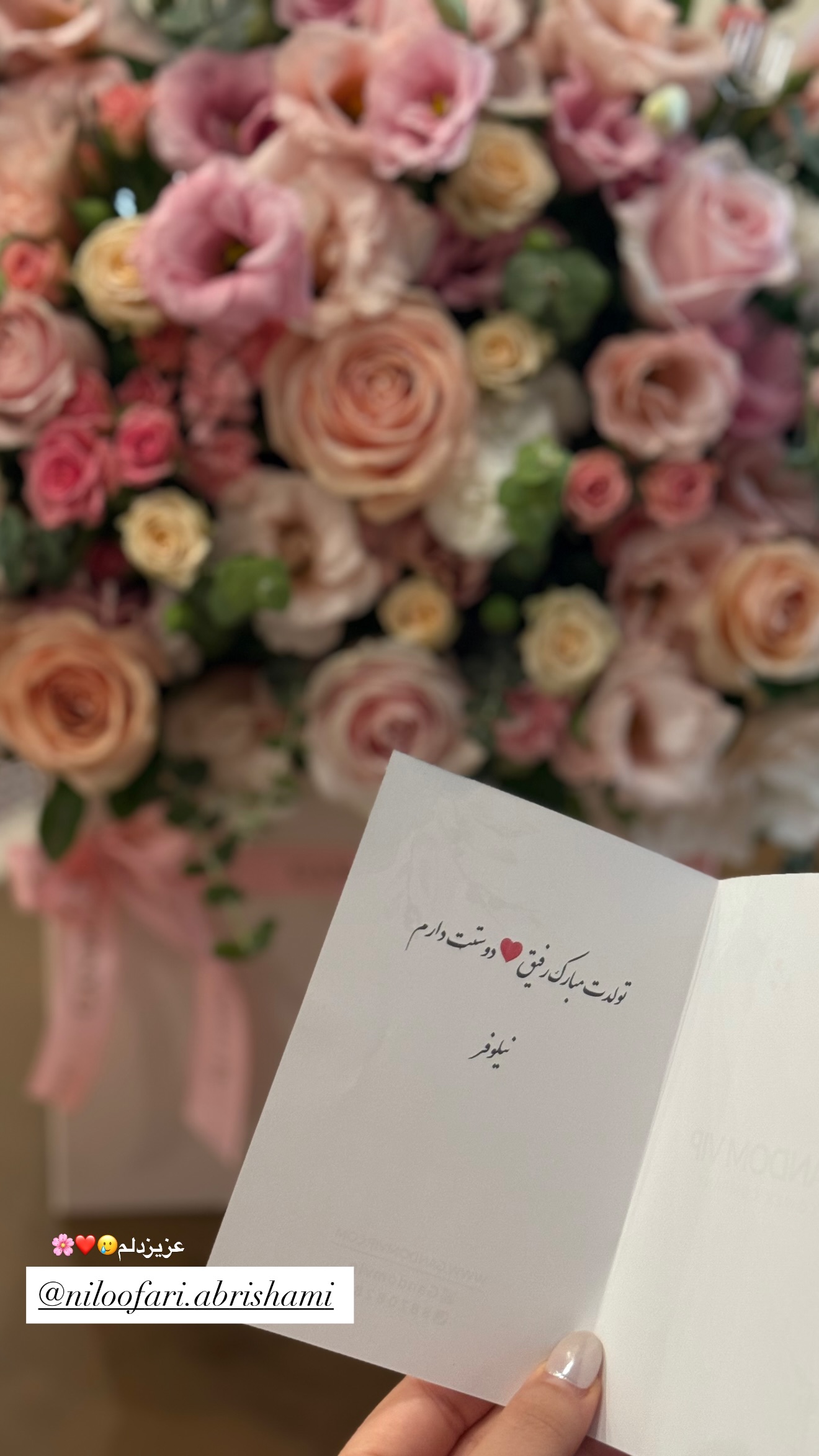  جدید ترین استوری اینستاگرام محدثه خدایار