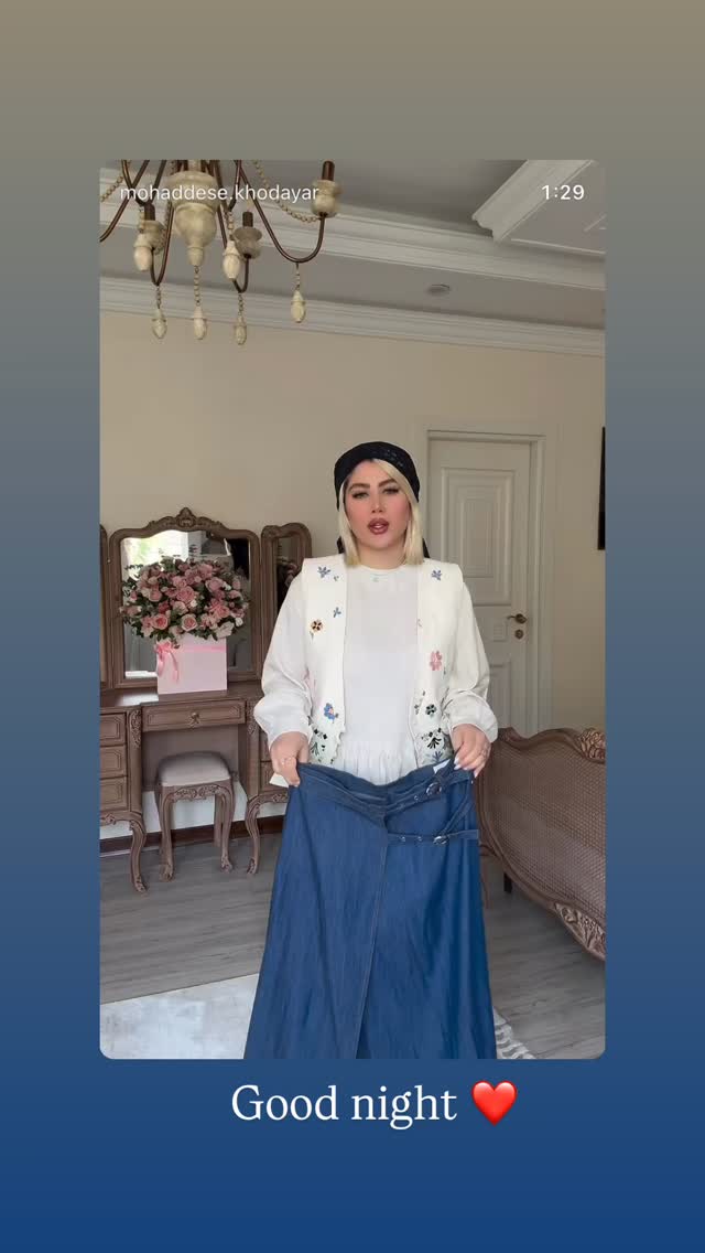  جدید ترین استوری اینستاگرام محدثه خدایار