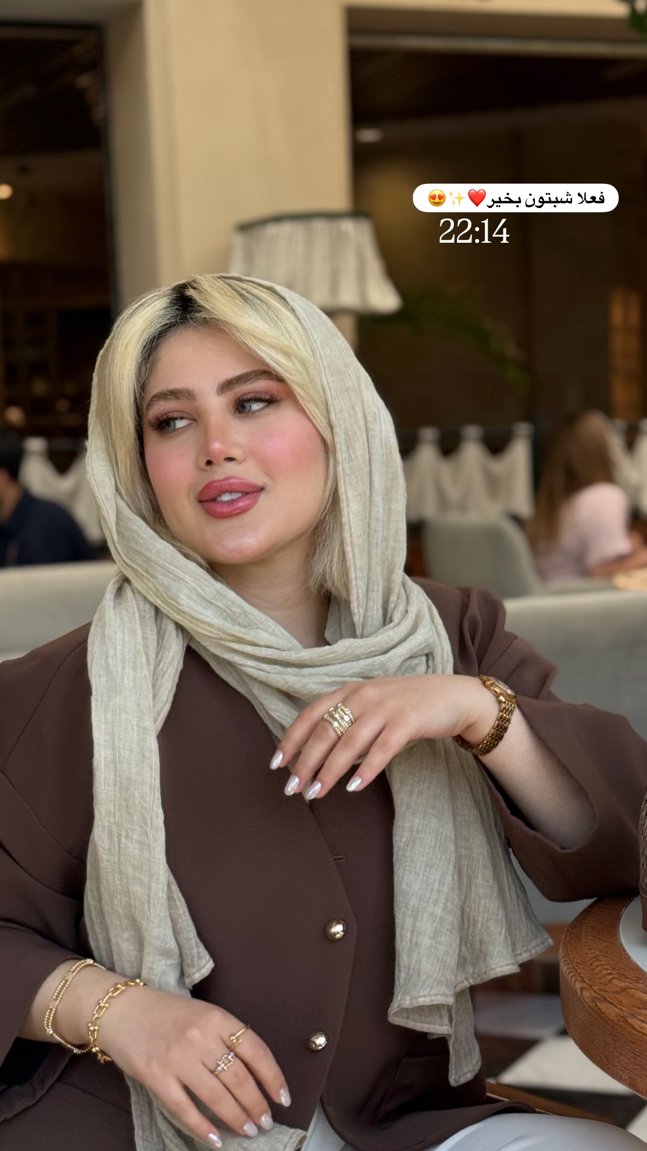  جدید ترین استوری اینستاگرام محدثه خدایار