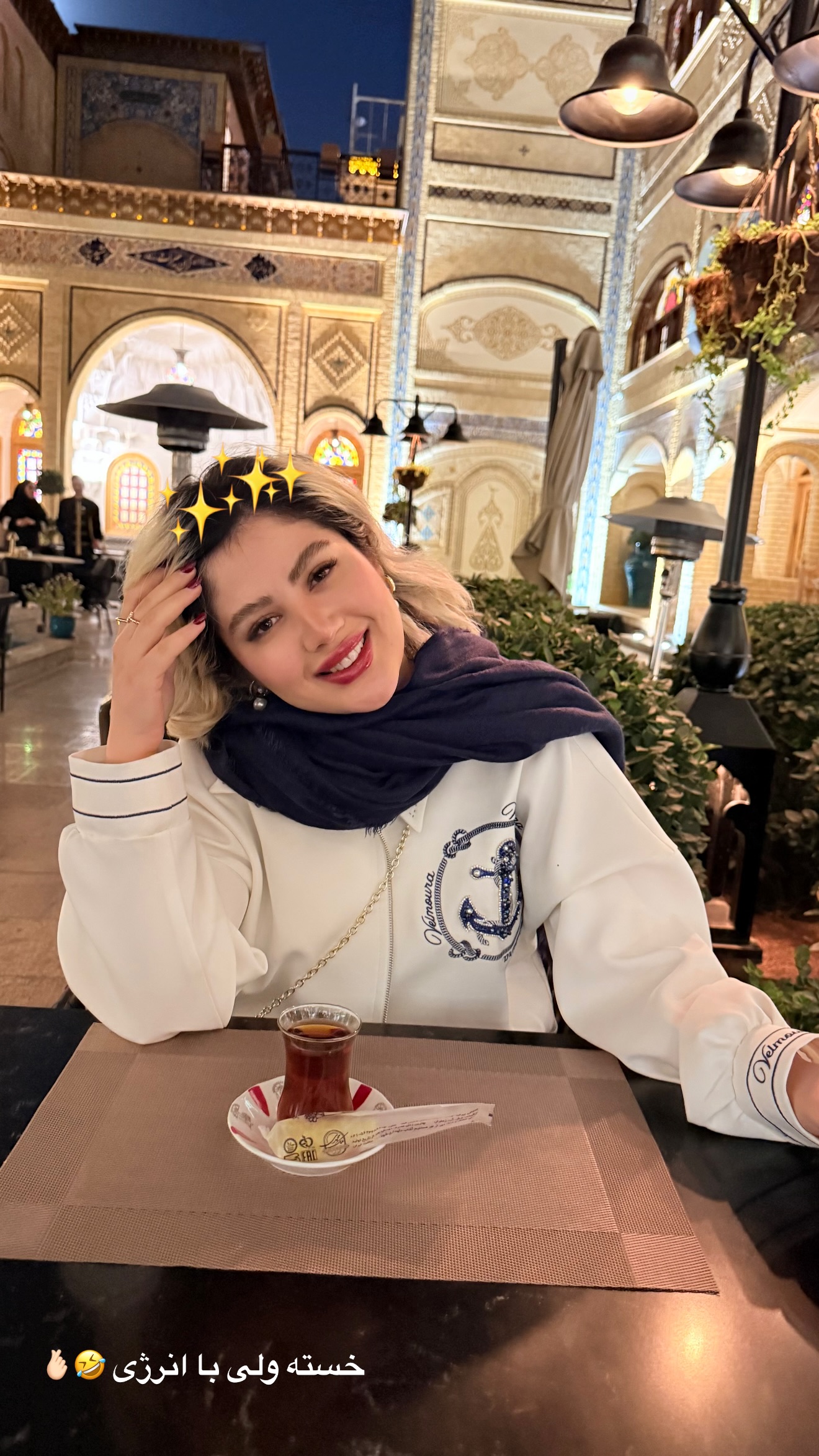  جدید ترین استوری اینستاگرام محدثه خدایار