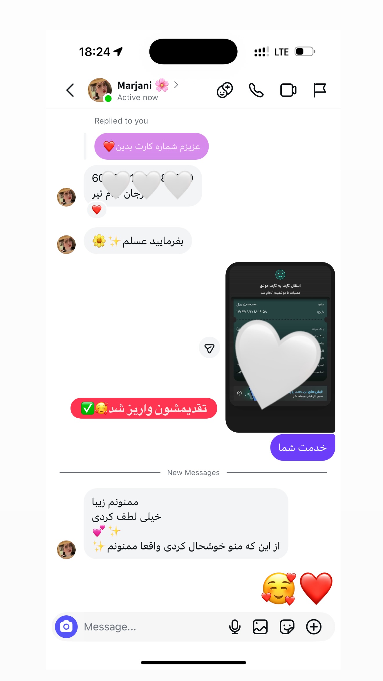  جدید ترین استوری اینستاگرام محدثه خدایار