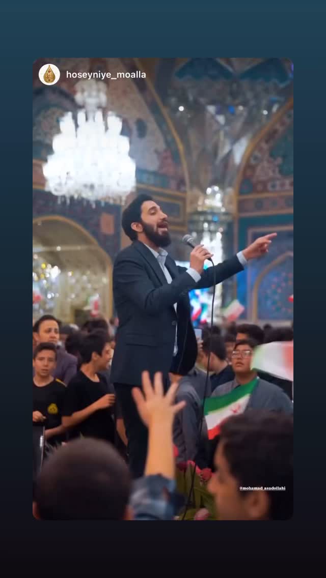  جدید ترین استوری اینستاگرام محمد اسداللهی