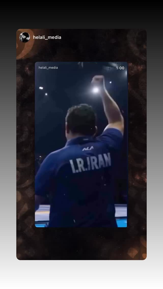  جدید ترین استوری اینستاگرام محمد اسداللهی