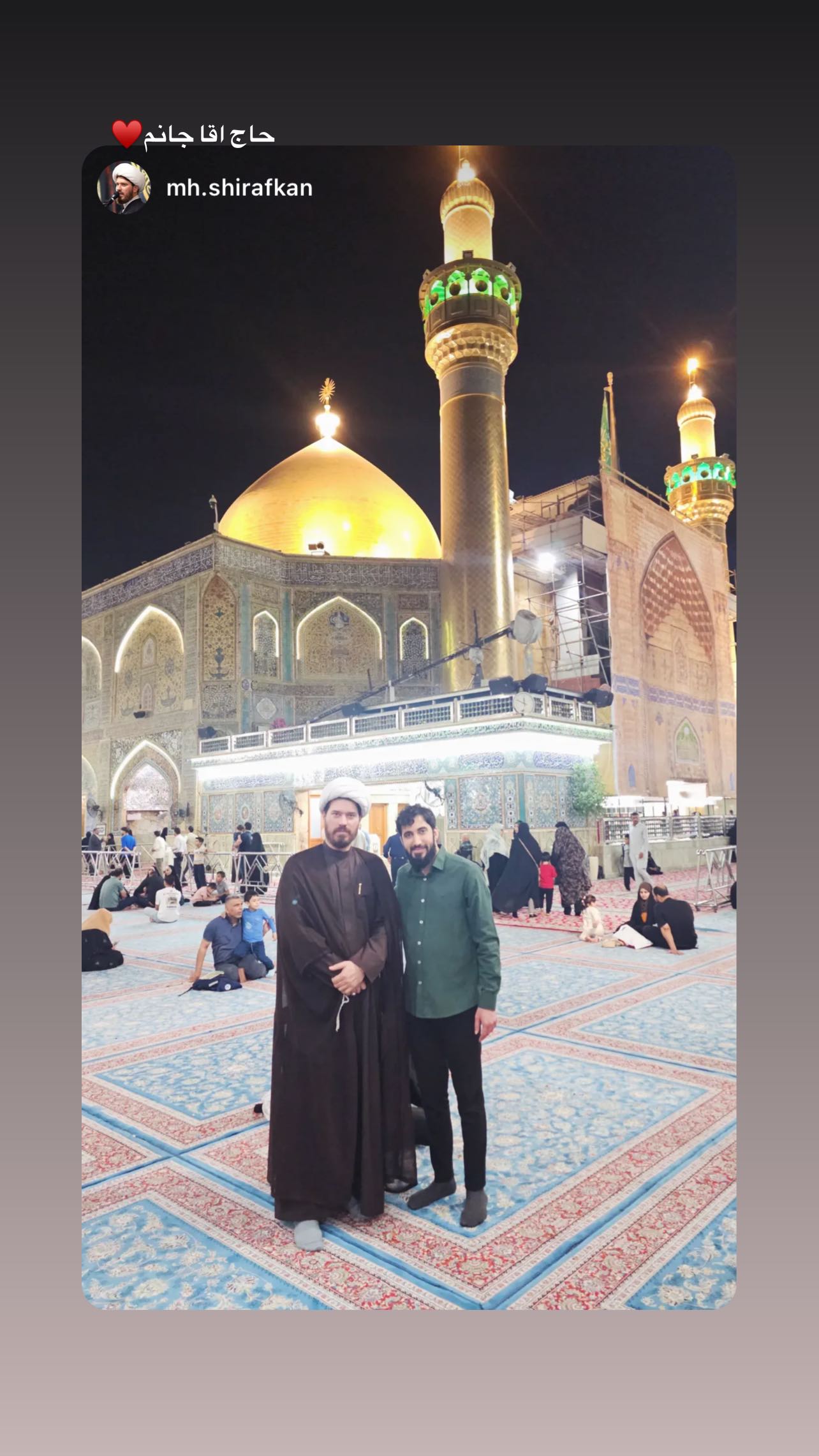  جدید ترین استوری اینستاگرام محمد اسداللهی