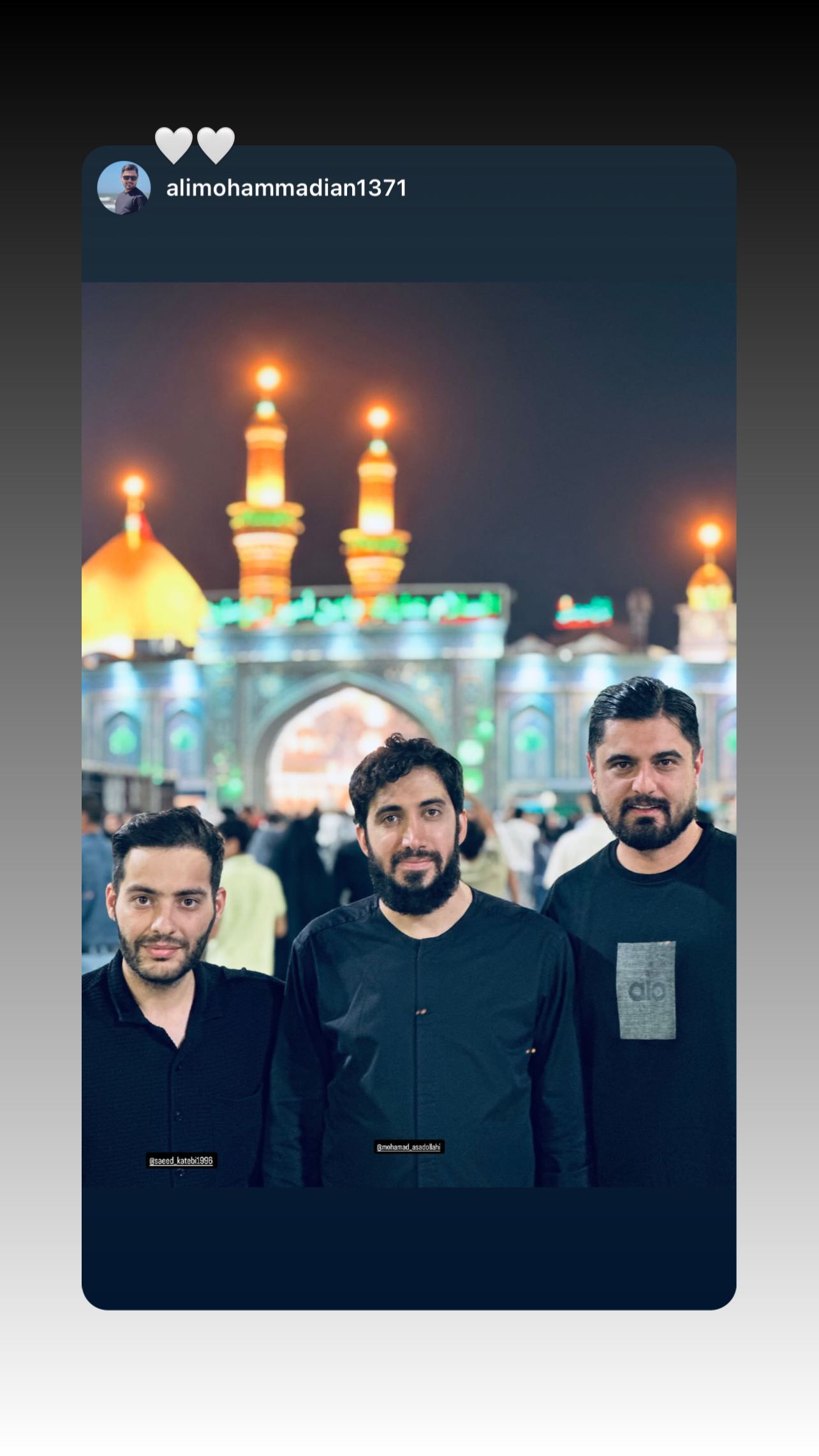  جدید ترین استوری اینستاگرام محمد اسداللهی