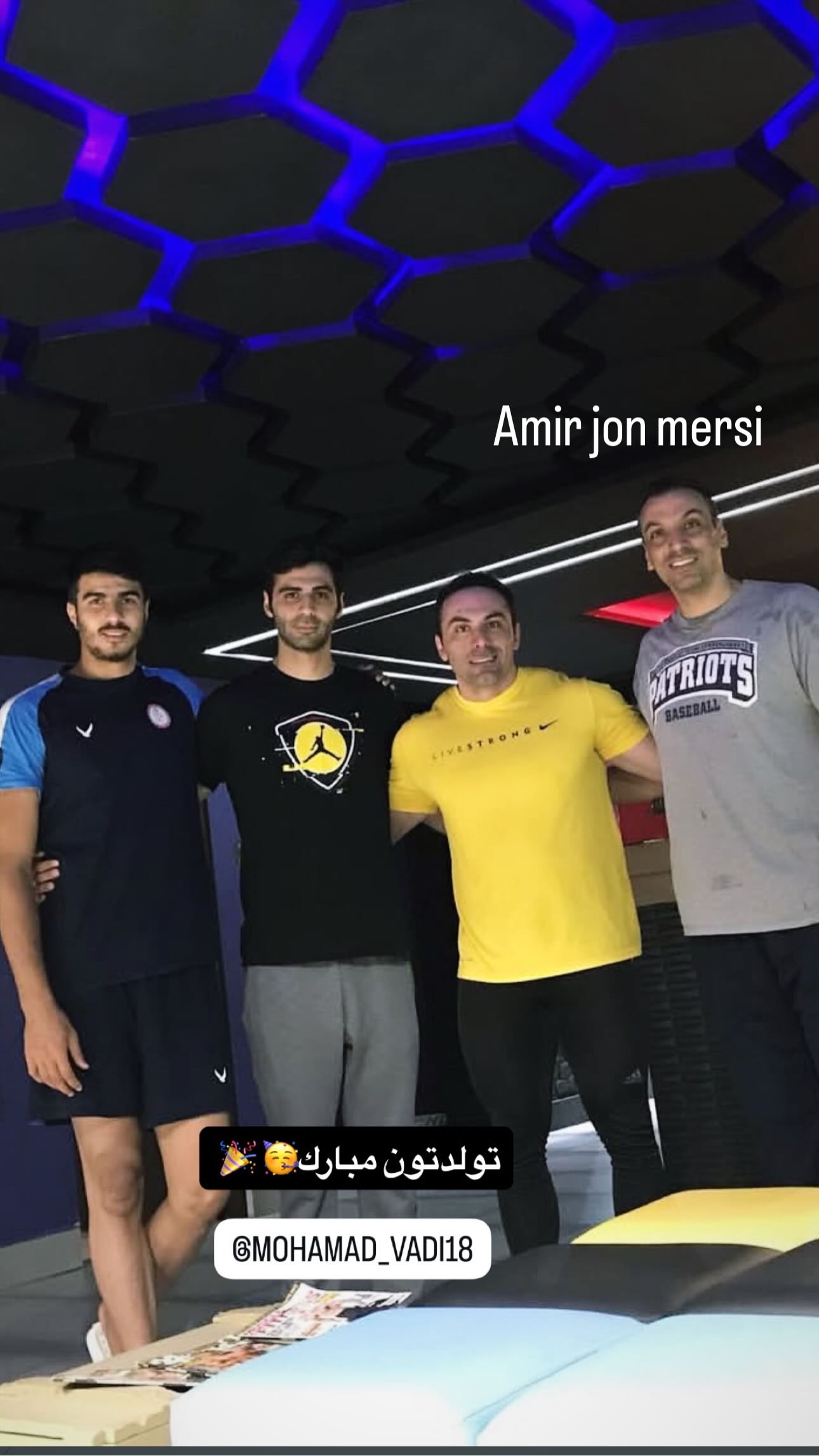  جدید ترین استوری اینستاگرام محمدطاهر وادی