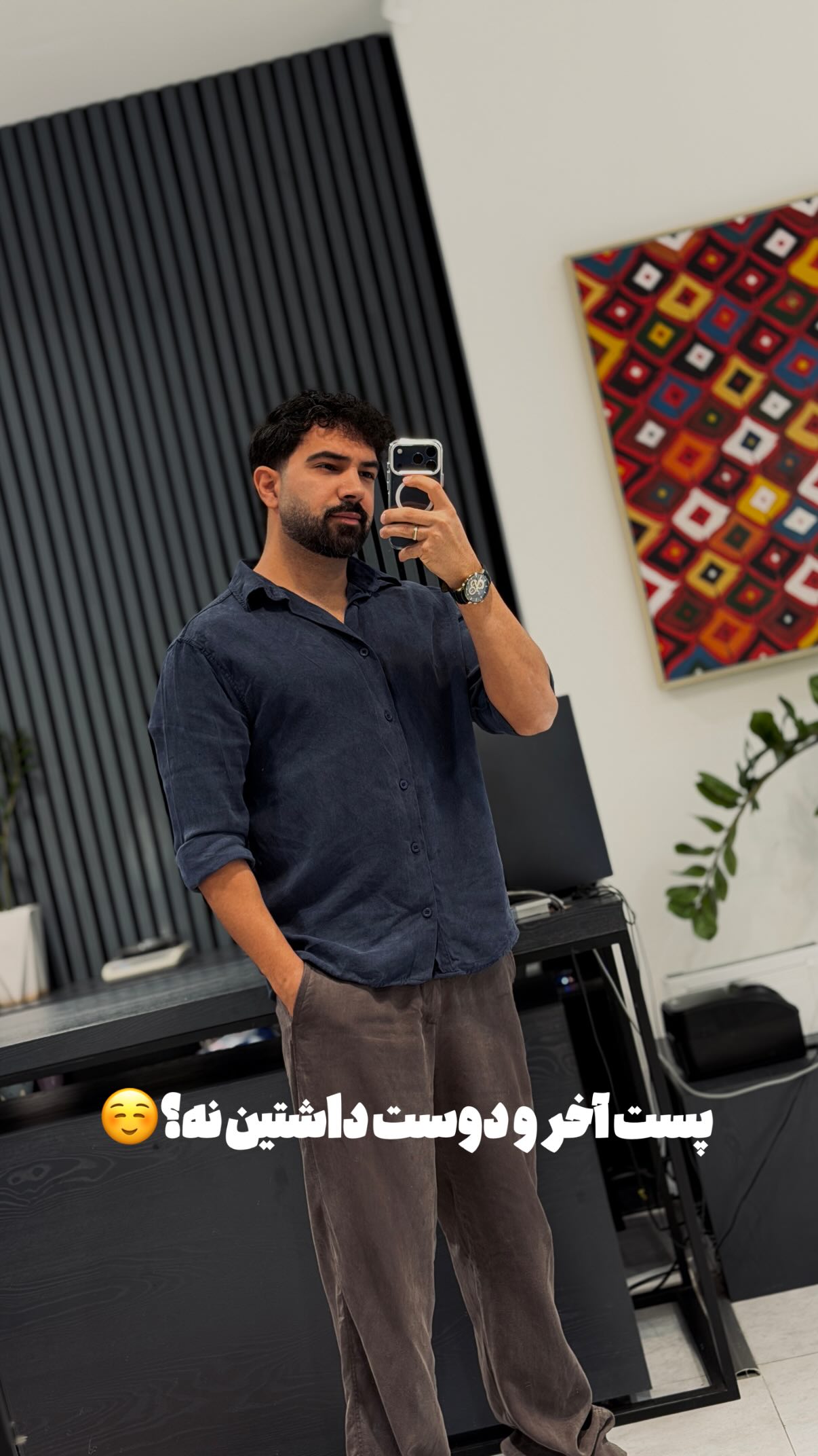 جدید ترین استوری اینستاگرام محمد بهاری