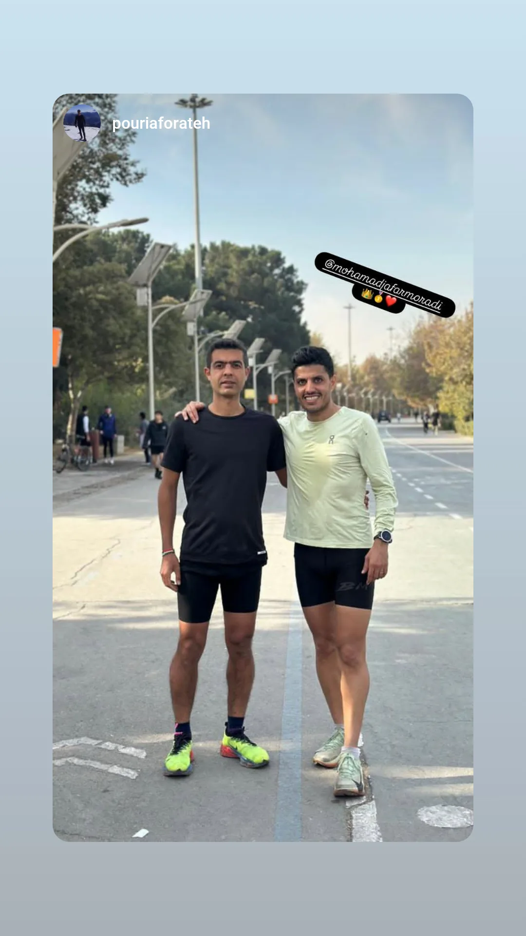  جدید ترین استوری اینستاگرام محمد جعفر مرادی
