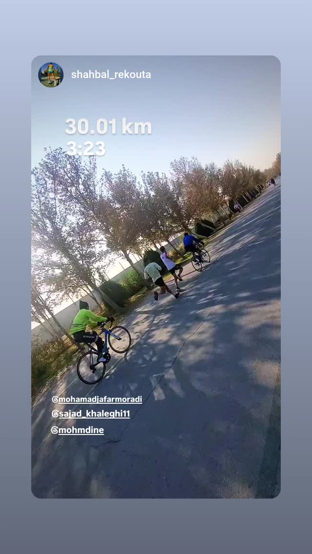  جدید ترین استوری اینستاگرام محمد جعفر مرادی