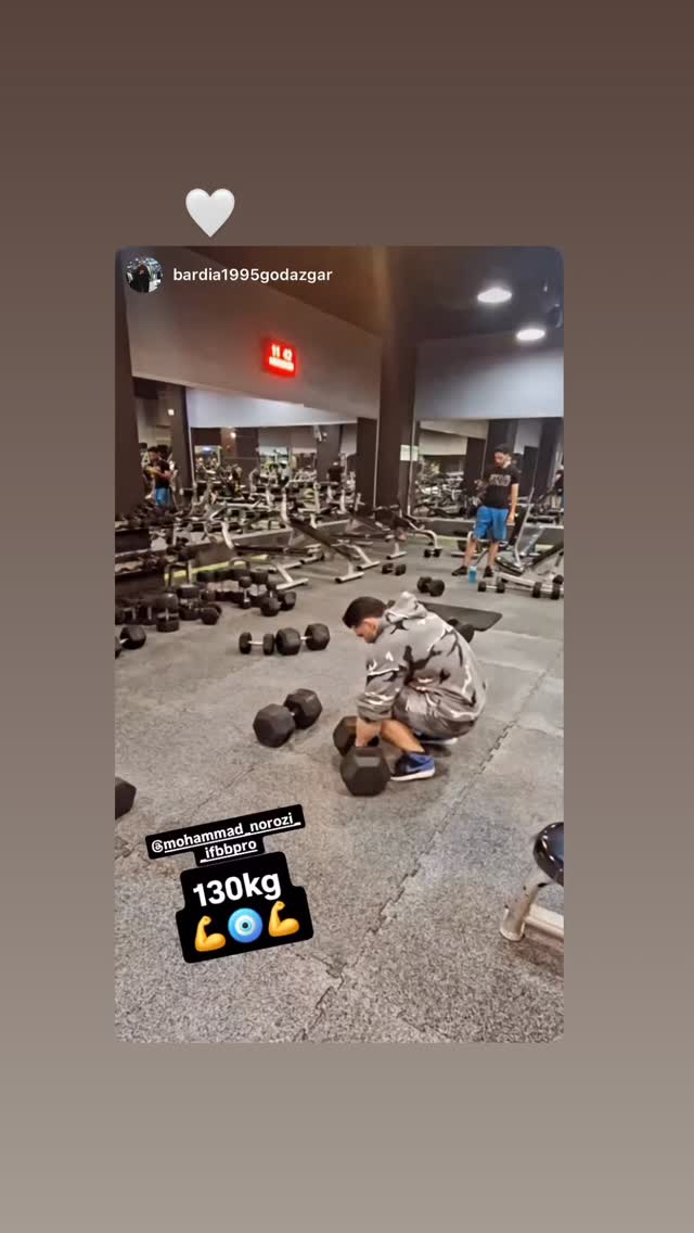  جدید ترین استوری اینستاگرام محمد نوروزی