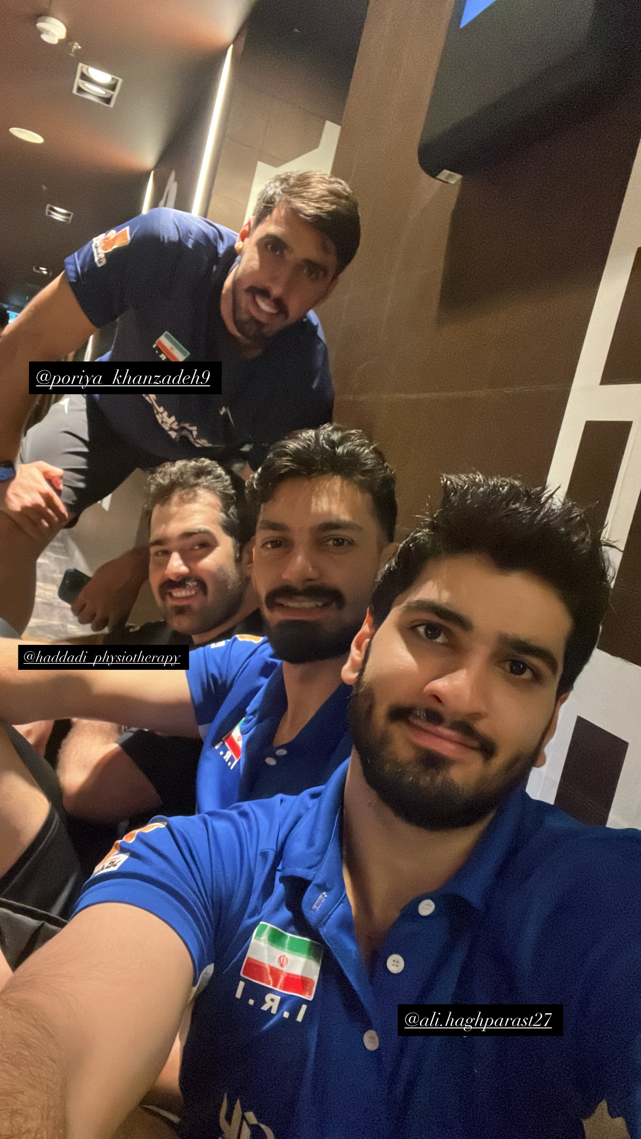  جدید ترین استوری اینستاگرام محمد ولی زاده