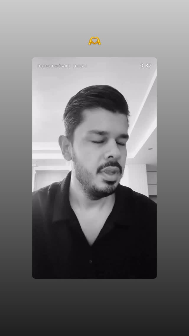  جدید ترین استوری اینستاگرام محمد علیزاده