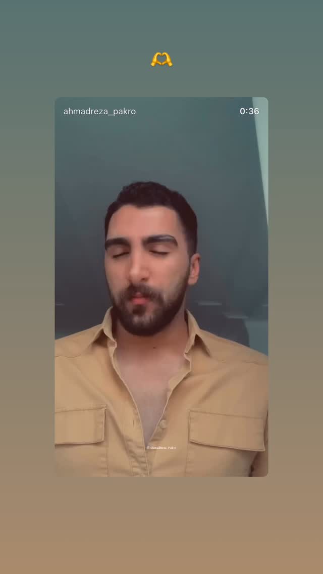  جدید ترین استوری اینستاگرام محمد علیزاده