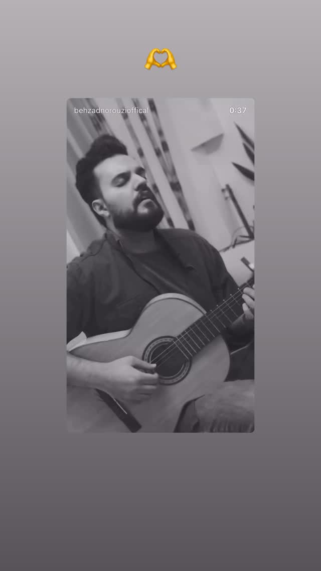  جدید ترین استوری اینستاگرام محمد علیزاده