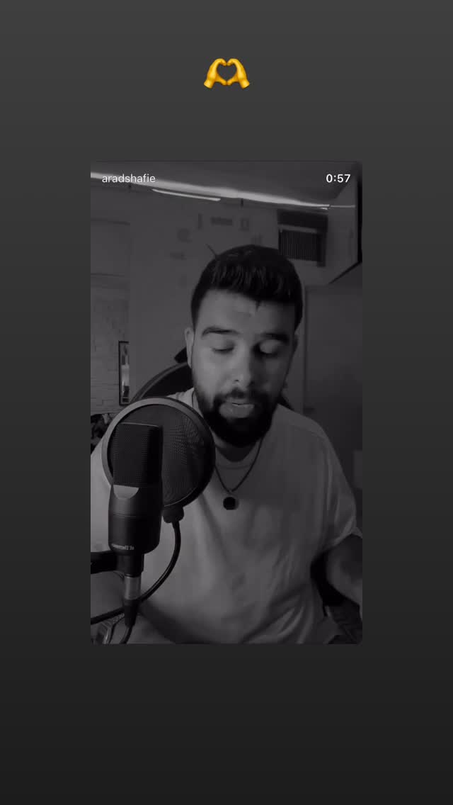  جدید ترین استوری اینستاگرام محمد علیزاده
