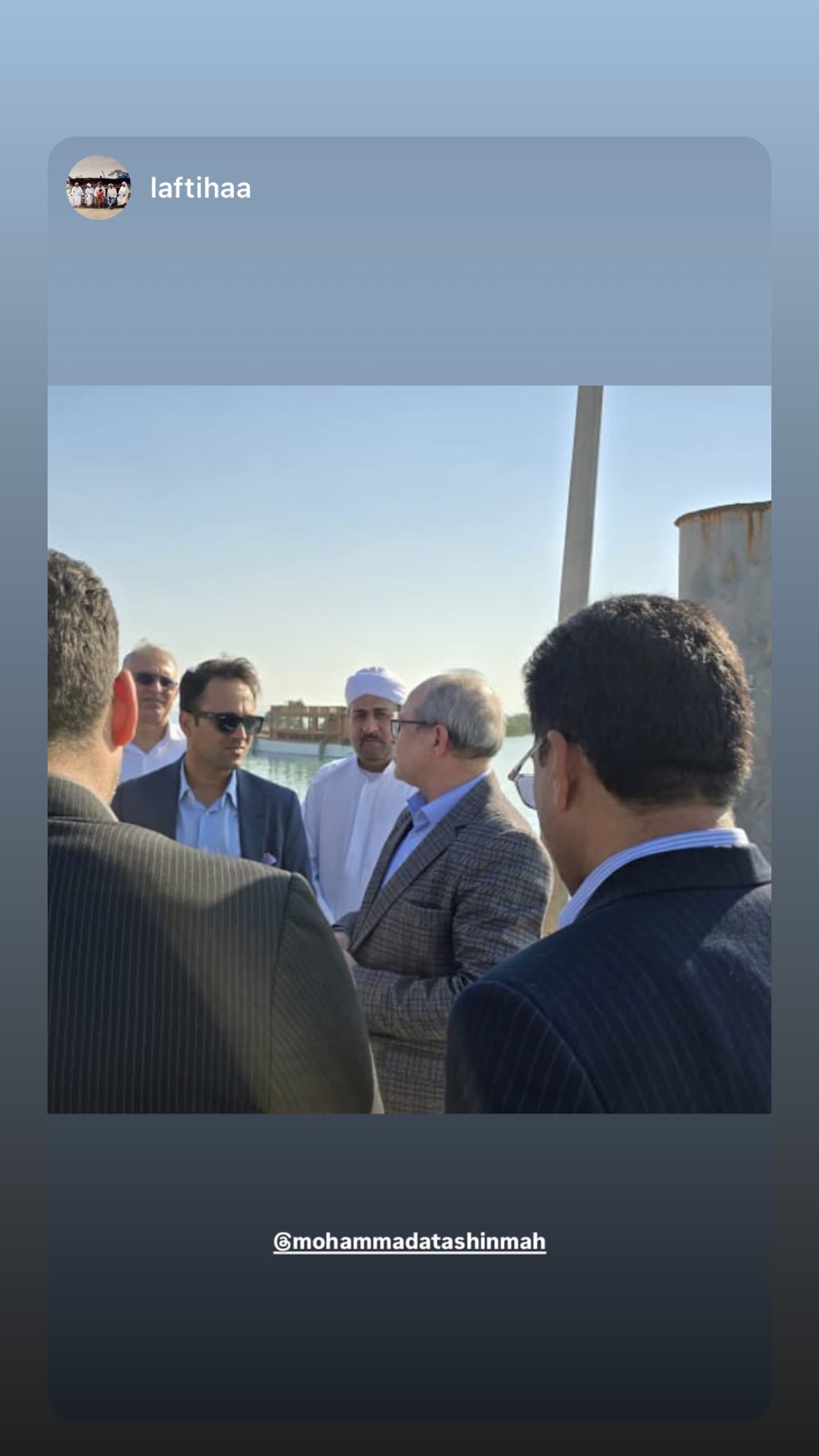  جدید ترین استوری اینستاگرام محمد آتشین ماه