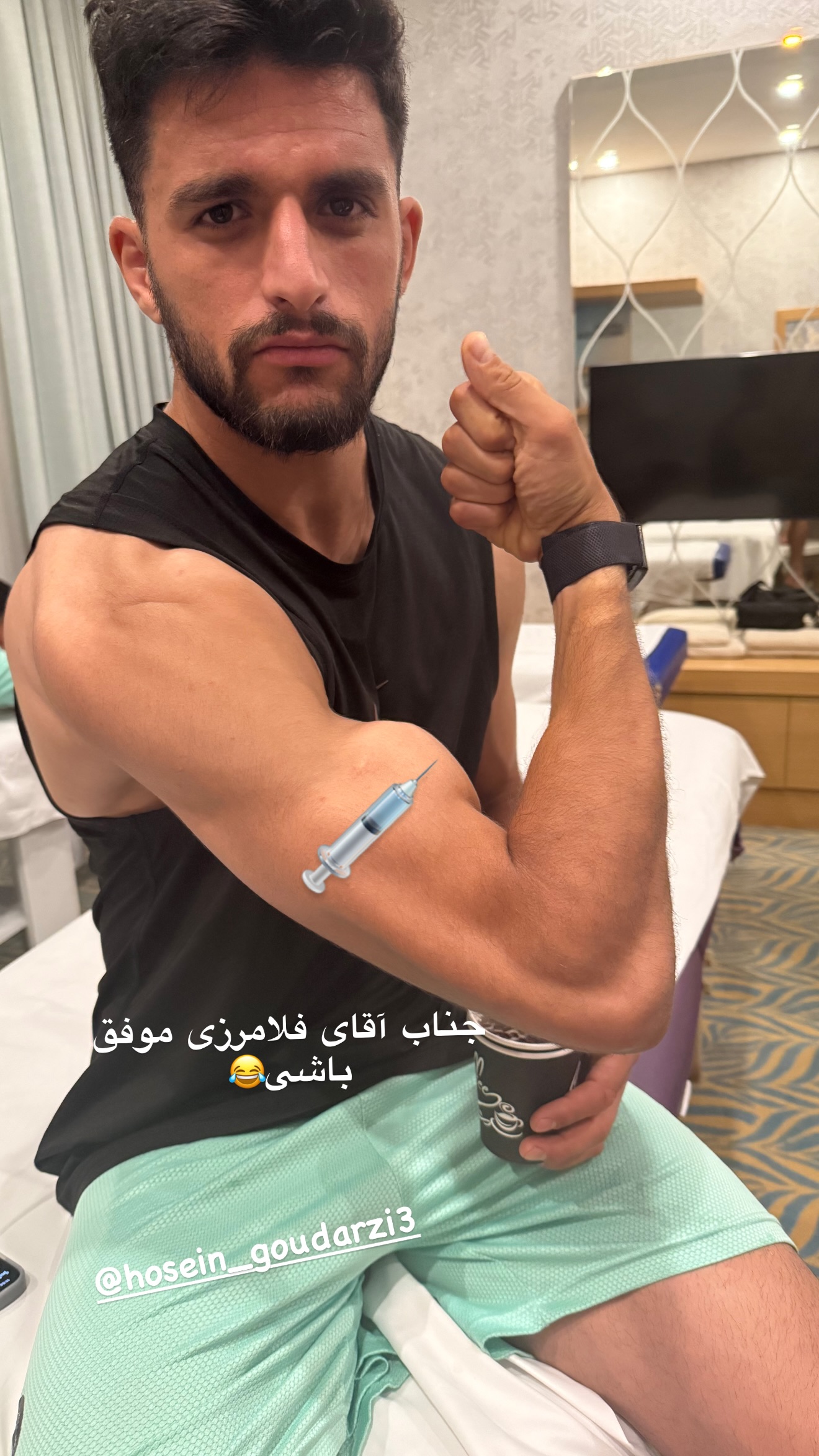  جدید ترین استوری اینستاگرام محمد دانشگر