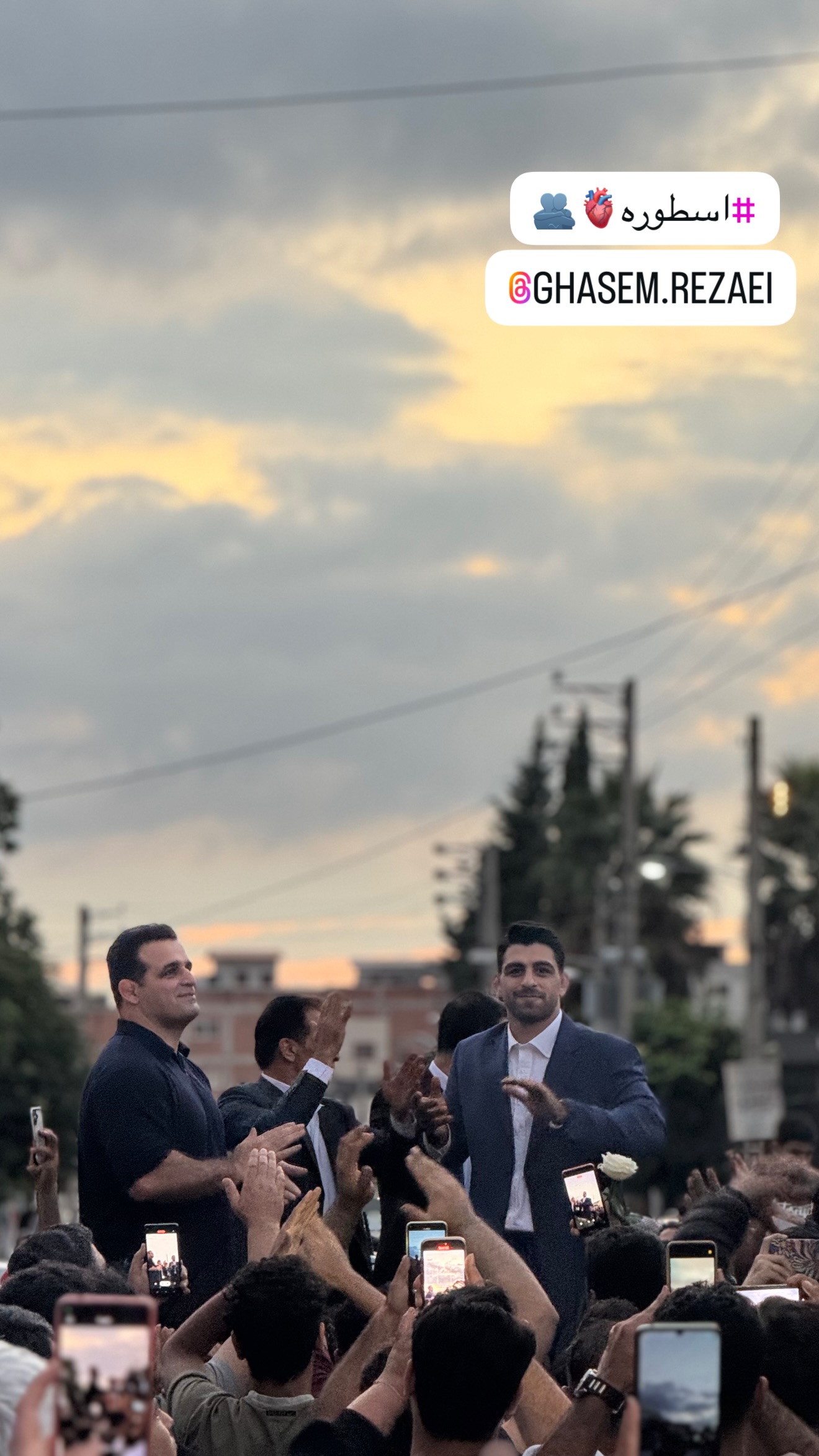  جدید ترین استوری اینستاگرام محمد هادی ساروی