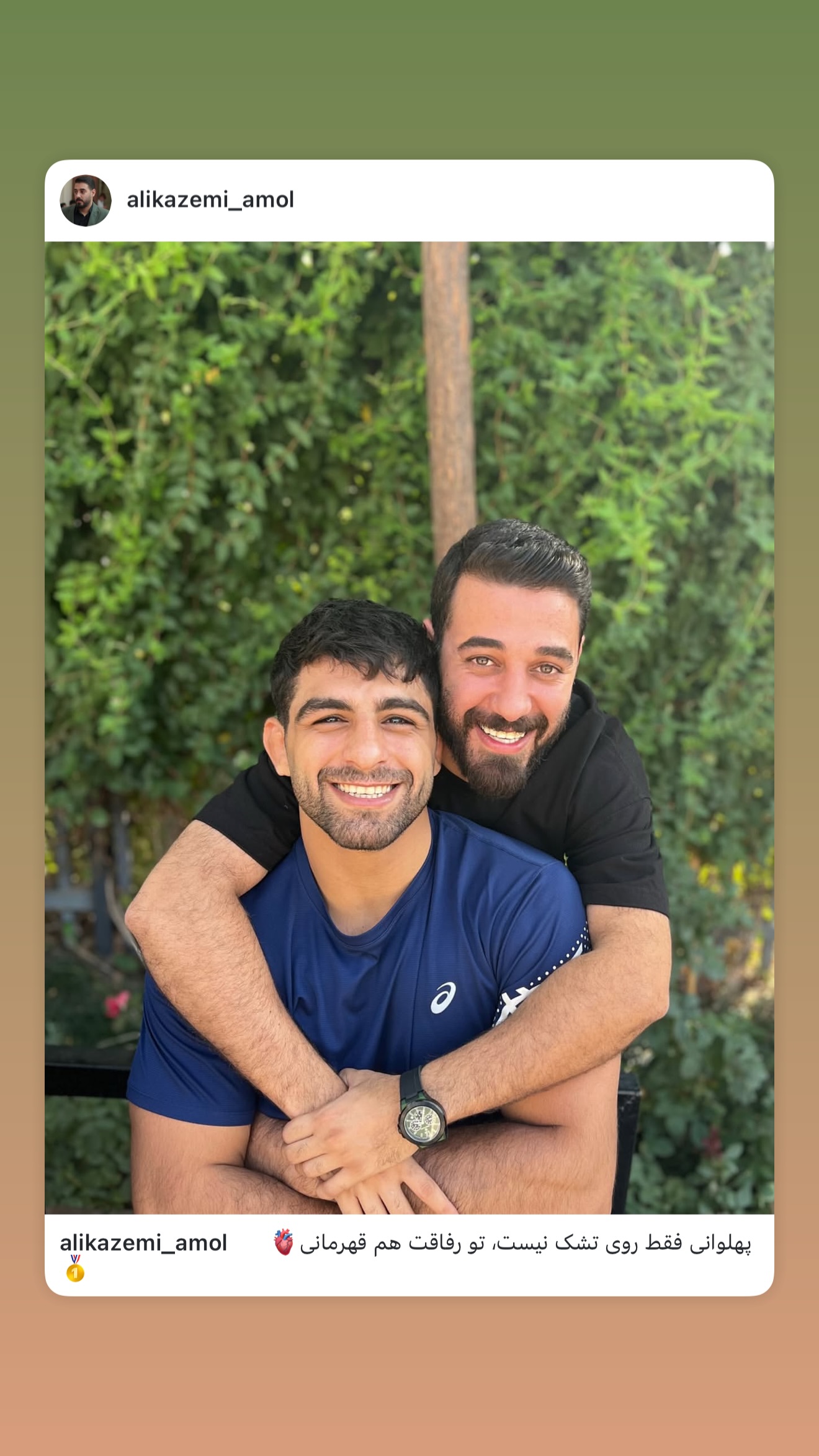  جدید ترین استوری اینستاگرام محمد هادی ساروی
