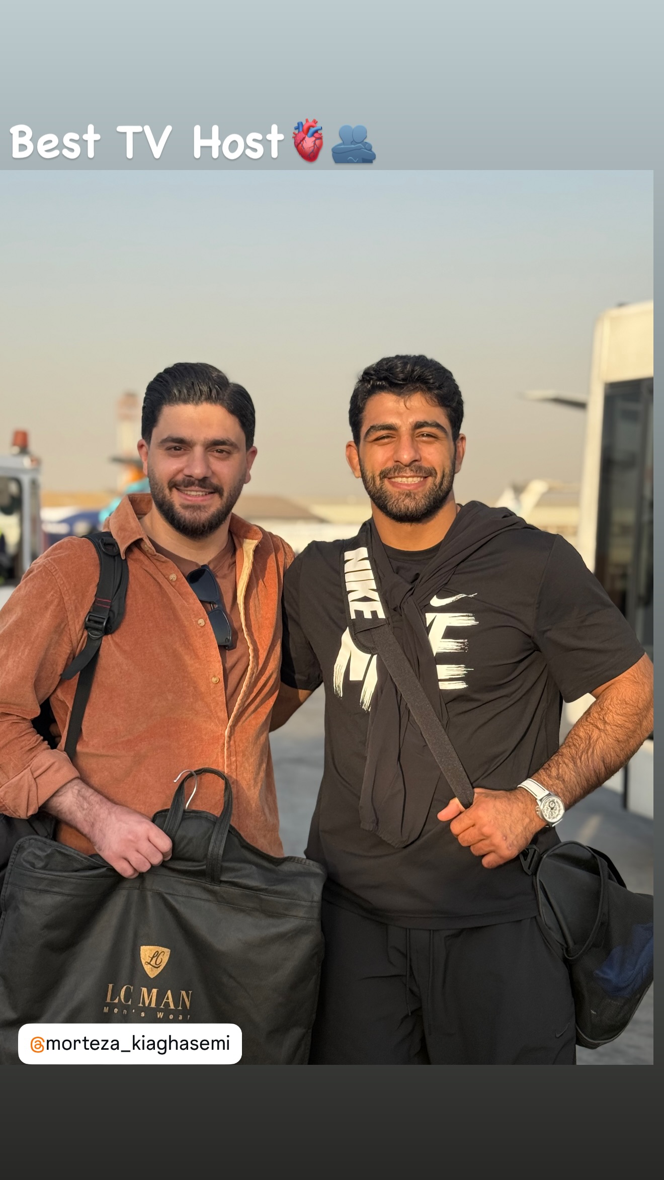  جدید ترین استوری اینستاگرام محمد هادی ساروی