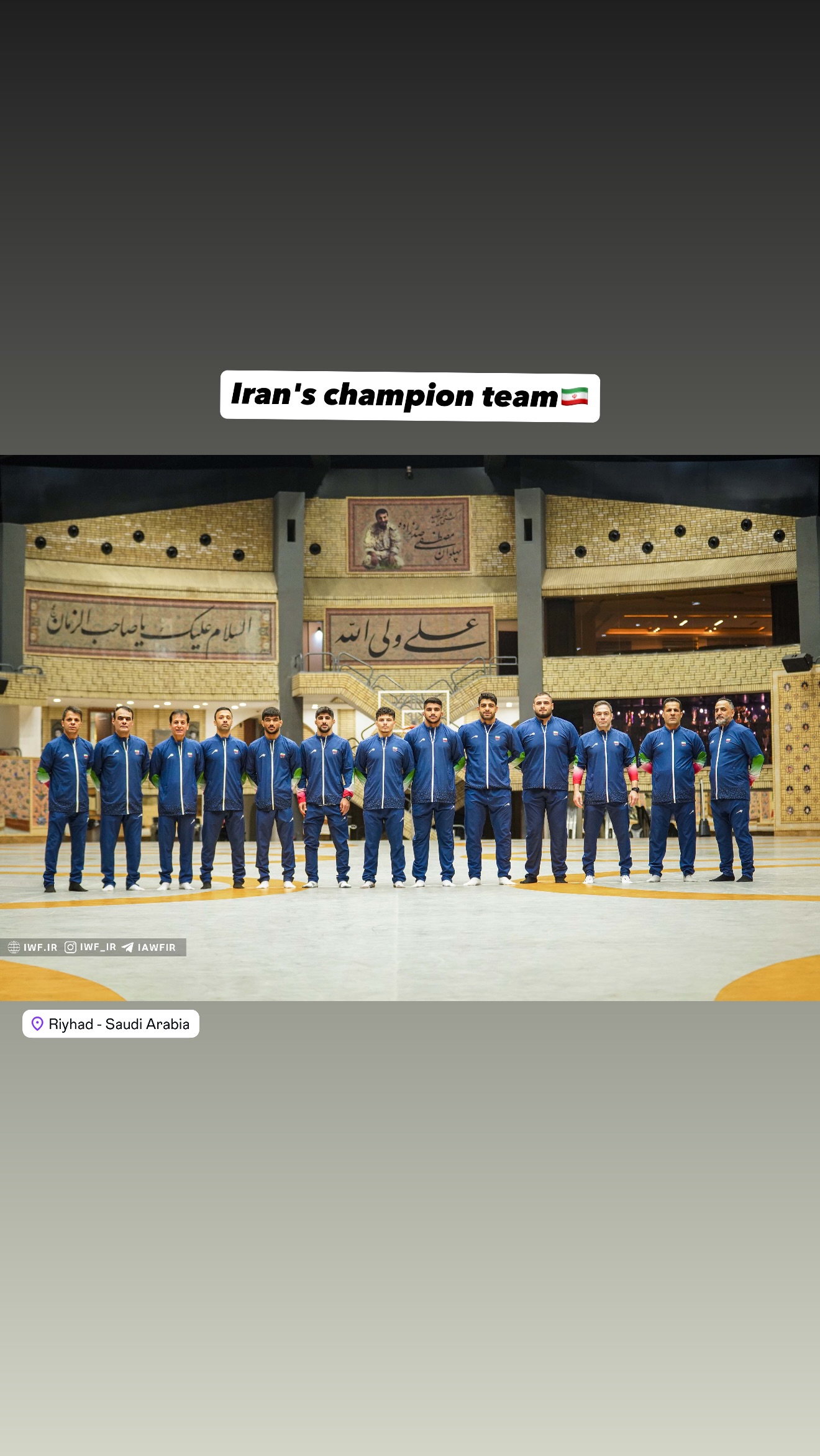  جدید ترین استوری اینستاگرام محمد هادی ساروی