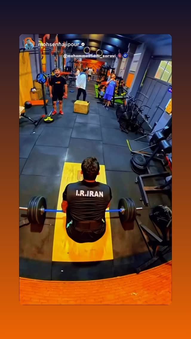  جدید ترین استوری اینستاگرام محمد هادی ساروی