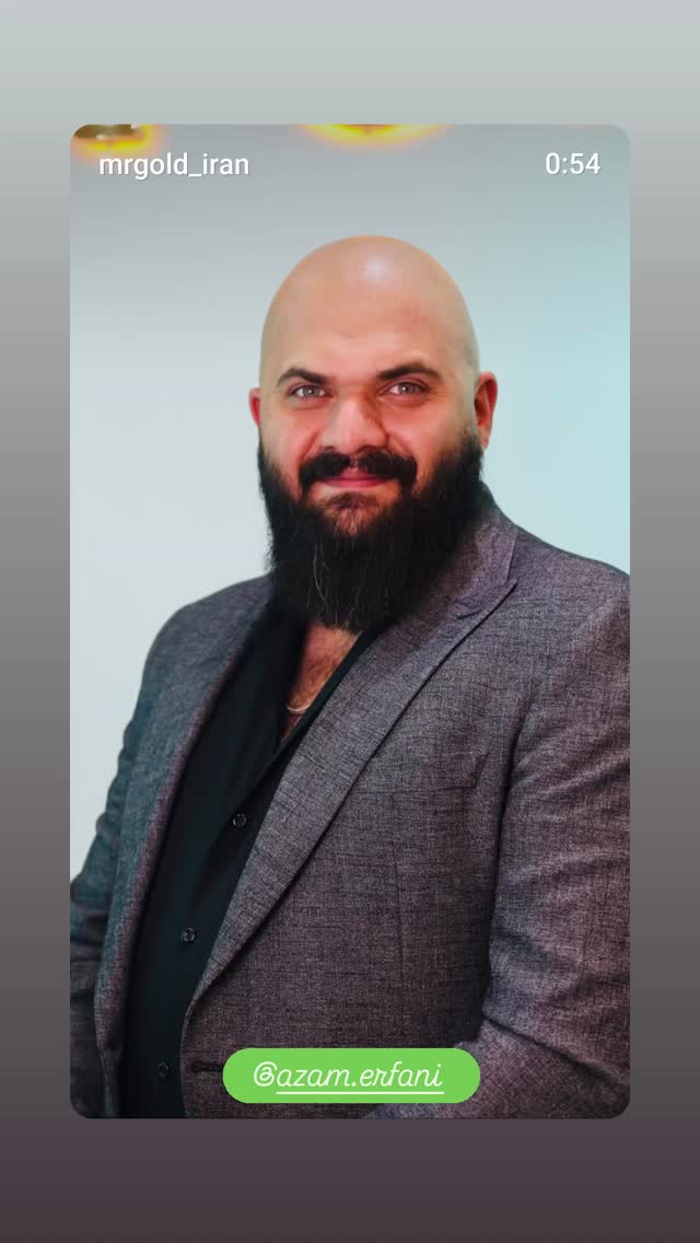  جدید ترین استوری اینستاگرام محمد حاجی زاده