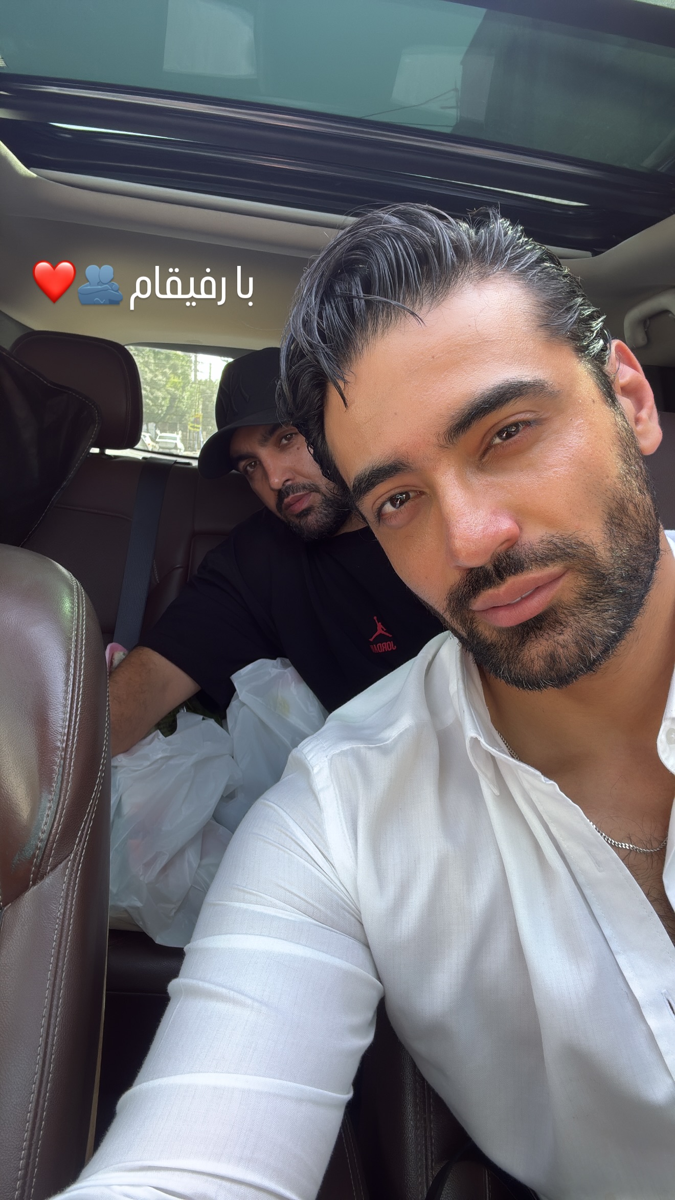  جدید ترین استوری اینستاگرام محمد خاک باز