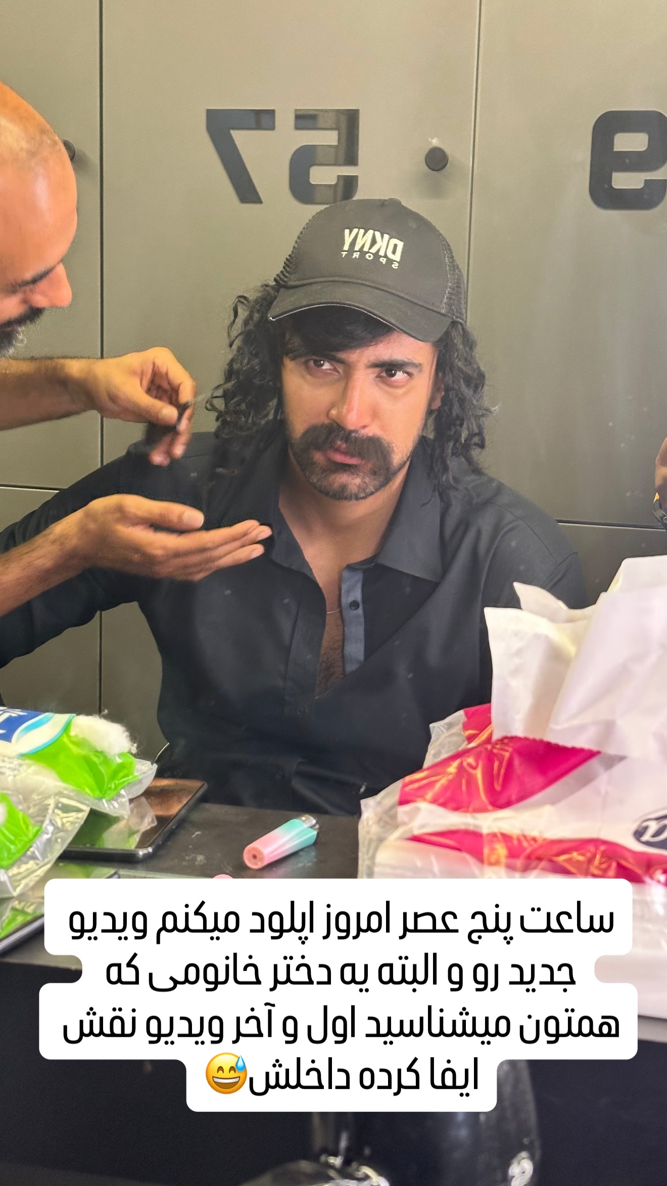  جدید ترین استوری اینستاگرام محمد خاک باز