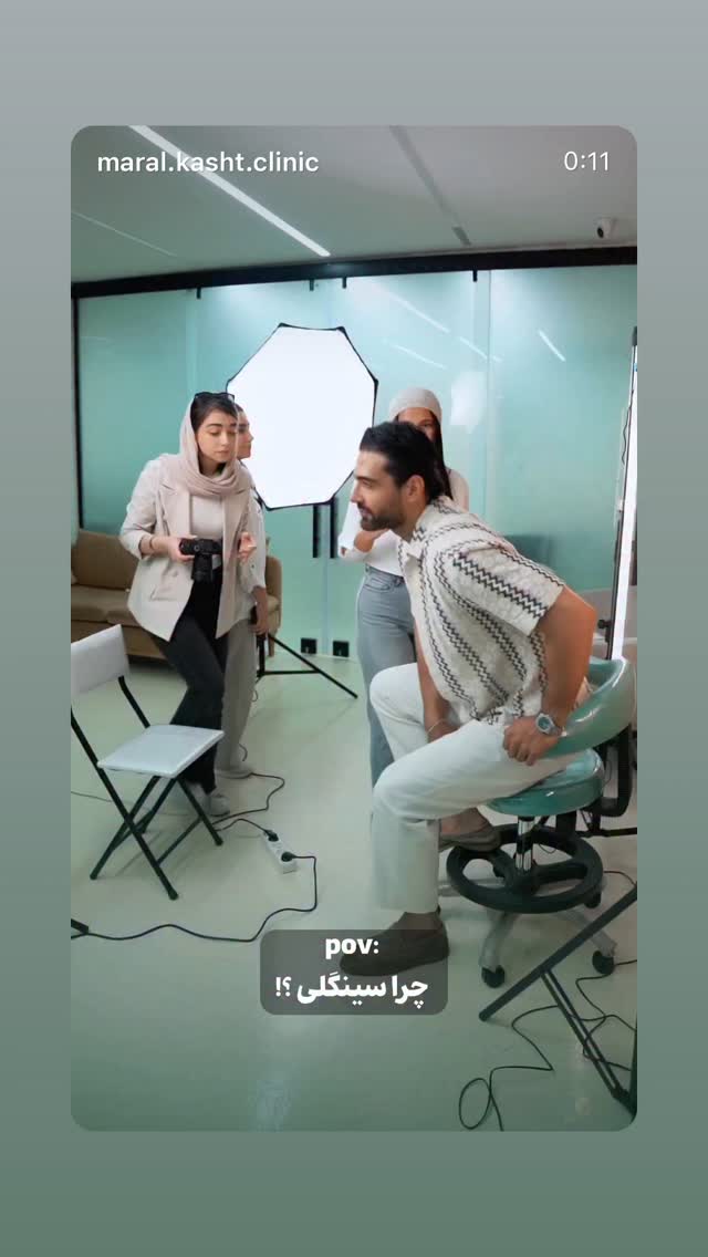  جدید ترین استوری اینستاگرام محمد خاک باز