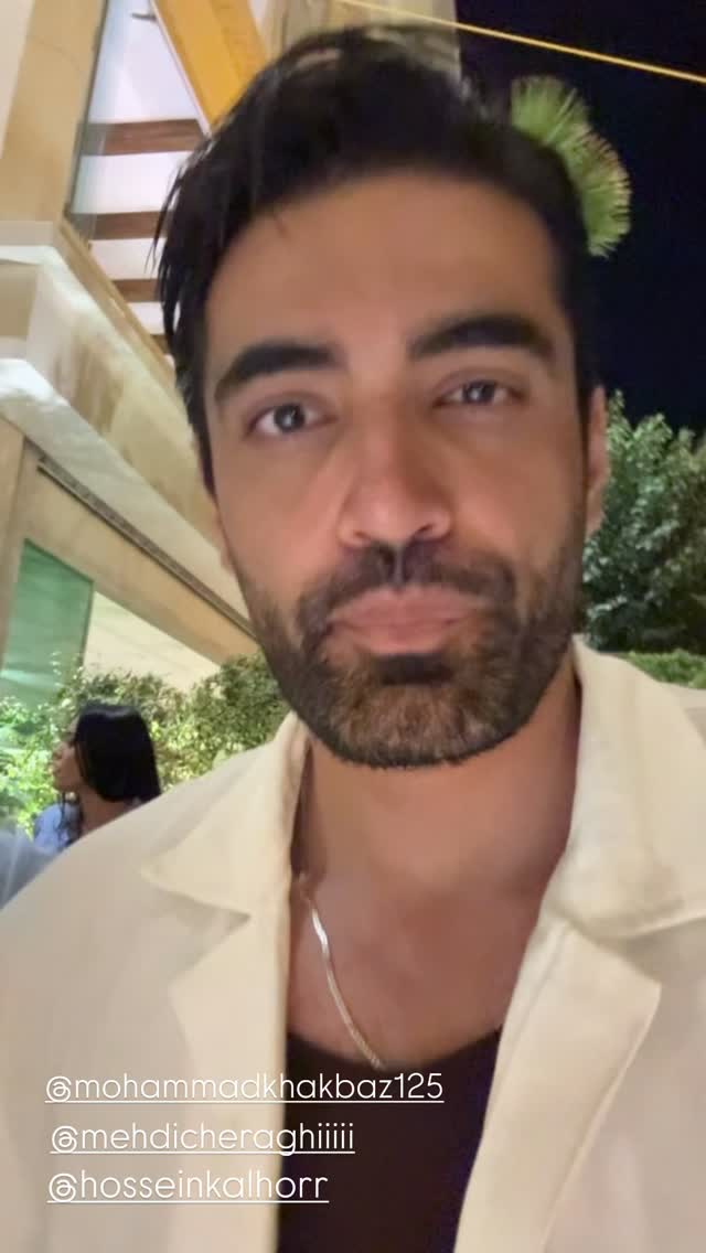  جدید ترین استوری اینستاگرام محمد خاک باز
